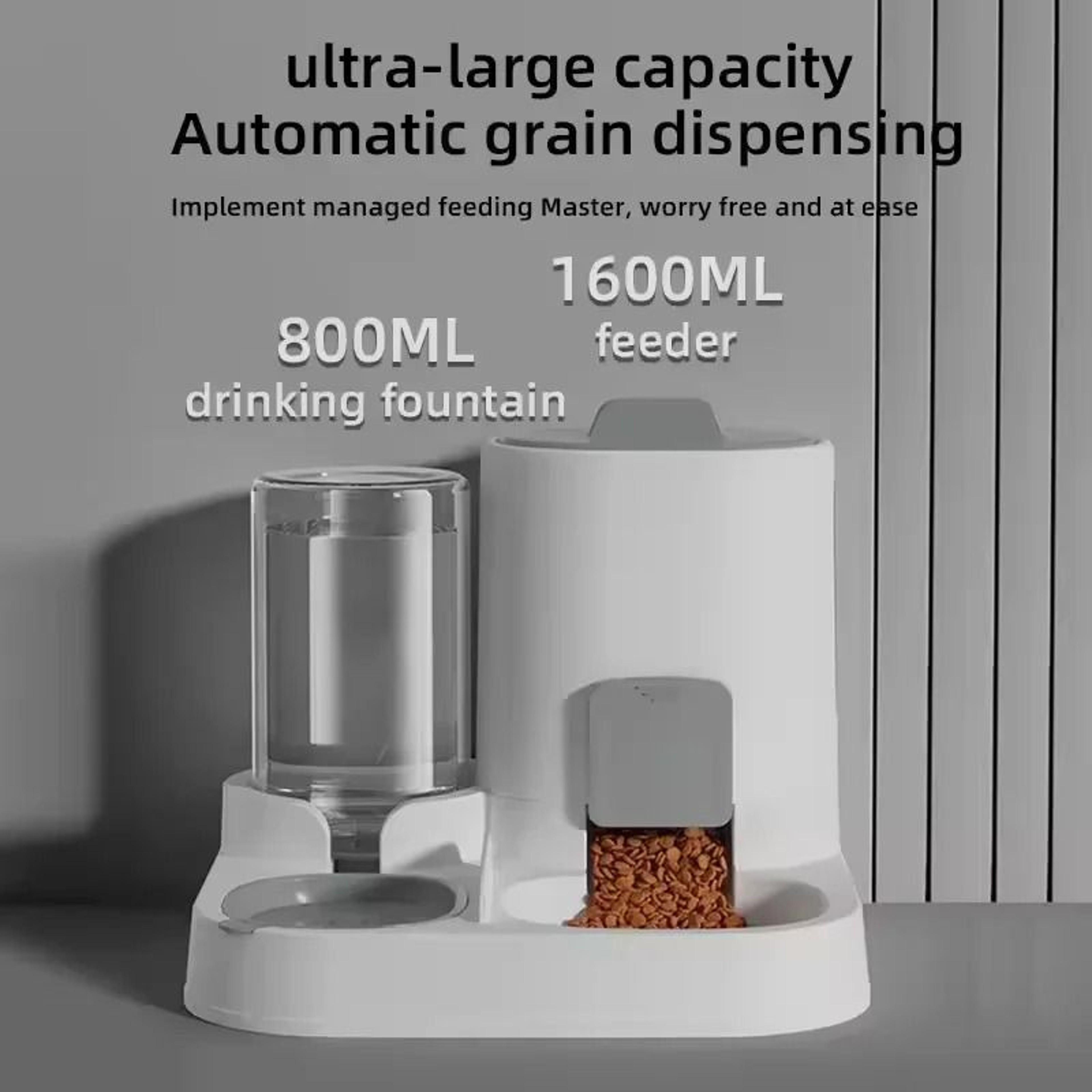 DualStation Automatic Gravity Feeder  Waterer Combo 0