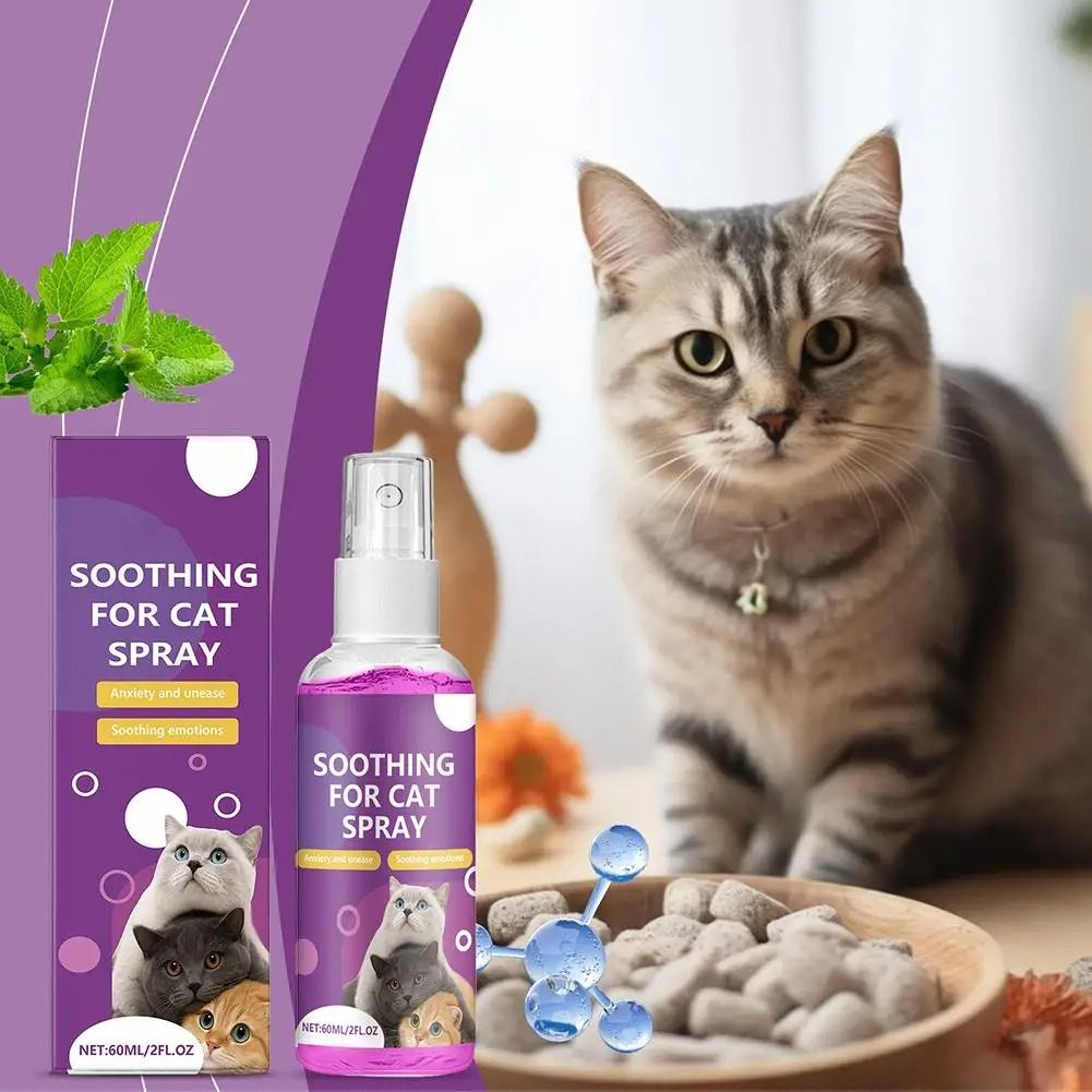 Pet Calming  Pheromone Soothing Spray 1