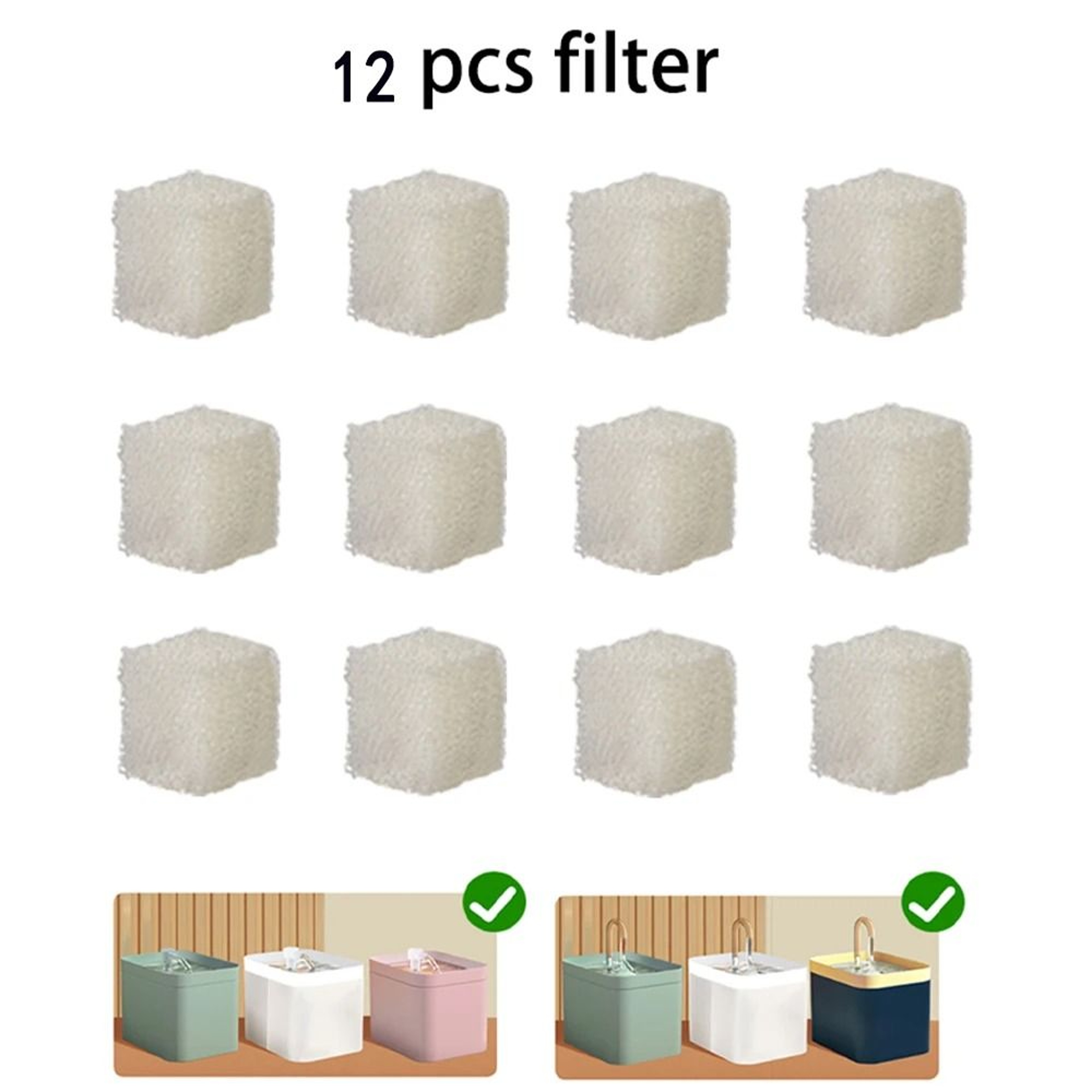 Universal PumpGuard Replacement Filter Sponges 6