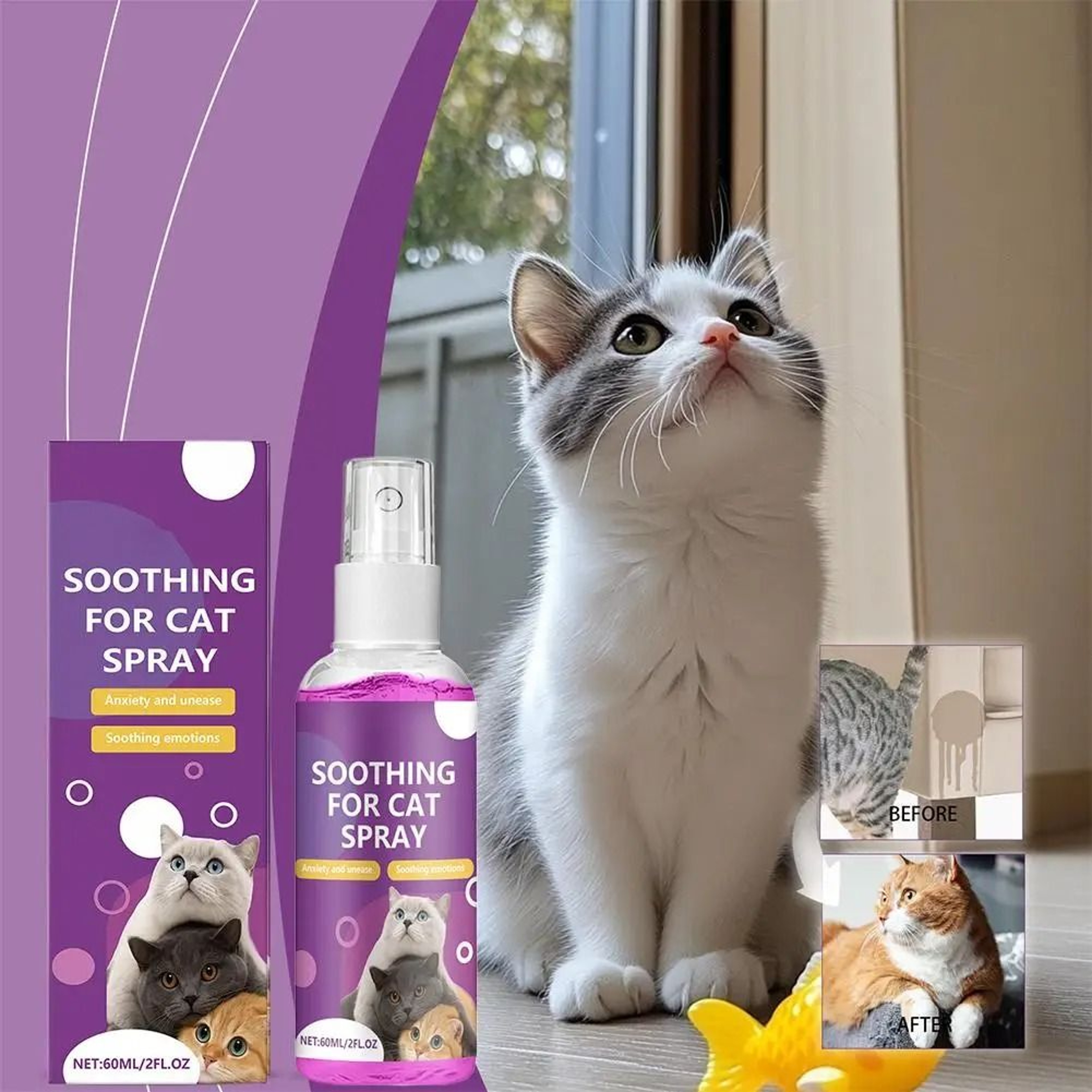 MultiPet Pheromone Comfort Calming Spray 3