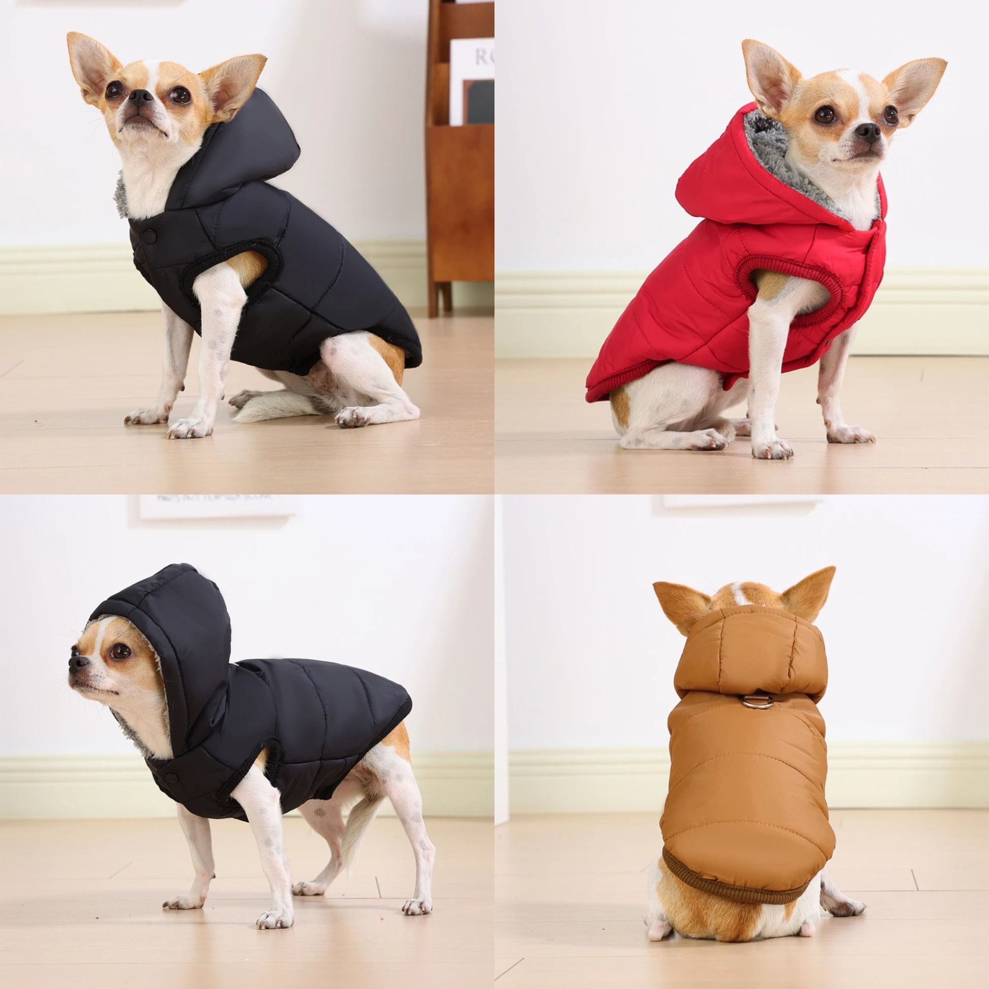 Waterproof Winter Cat Hoodie Jacket 4