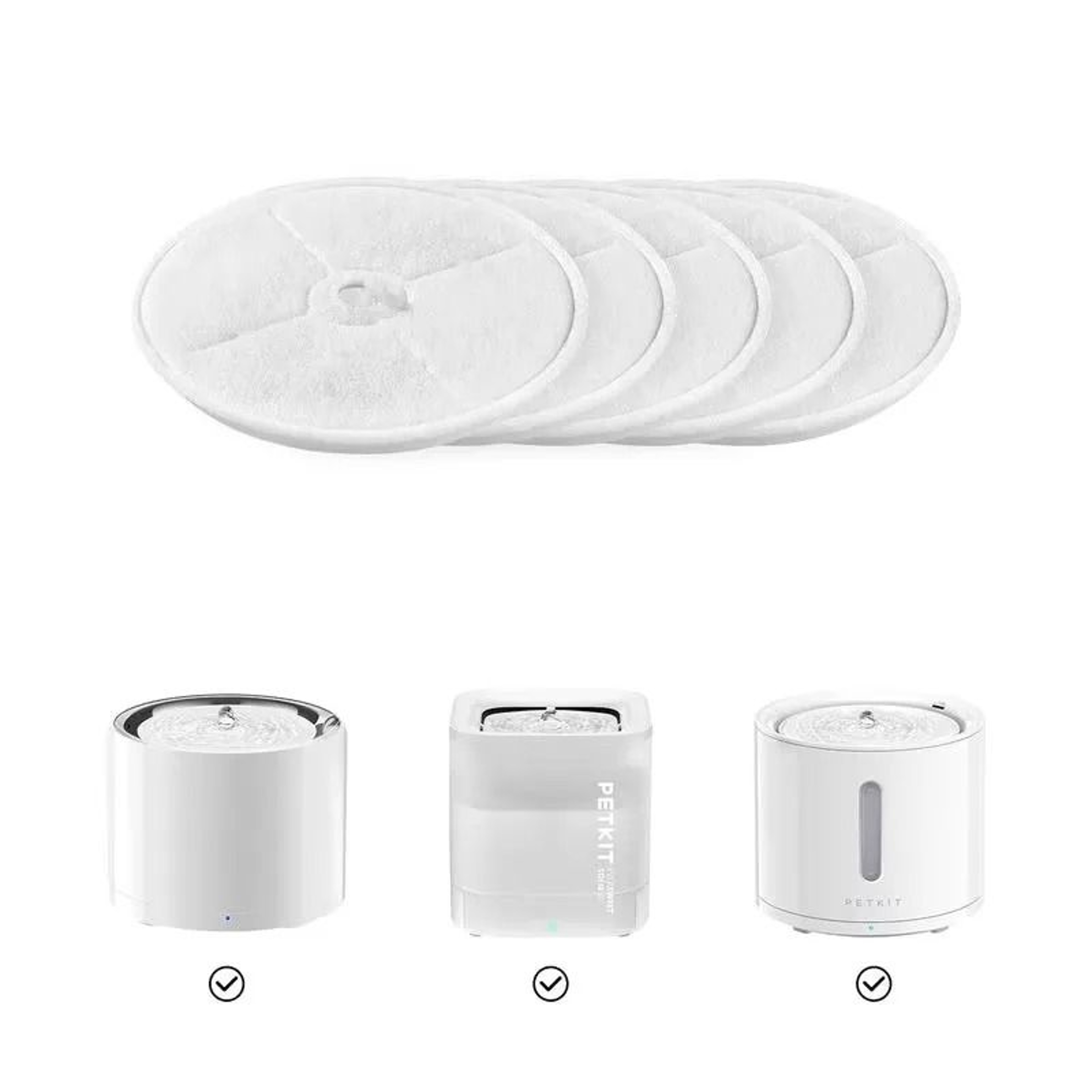 PETKIT Filter 20 HighPrecision 5Pack Replacement System 5