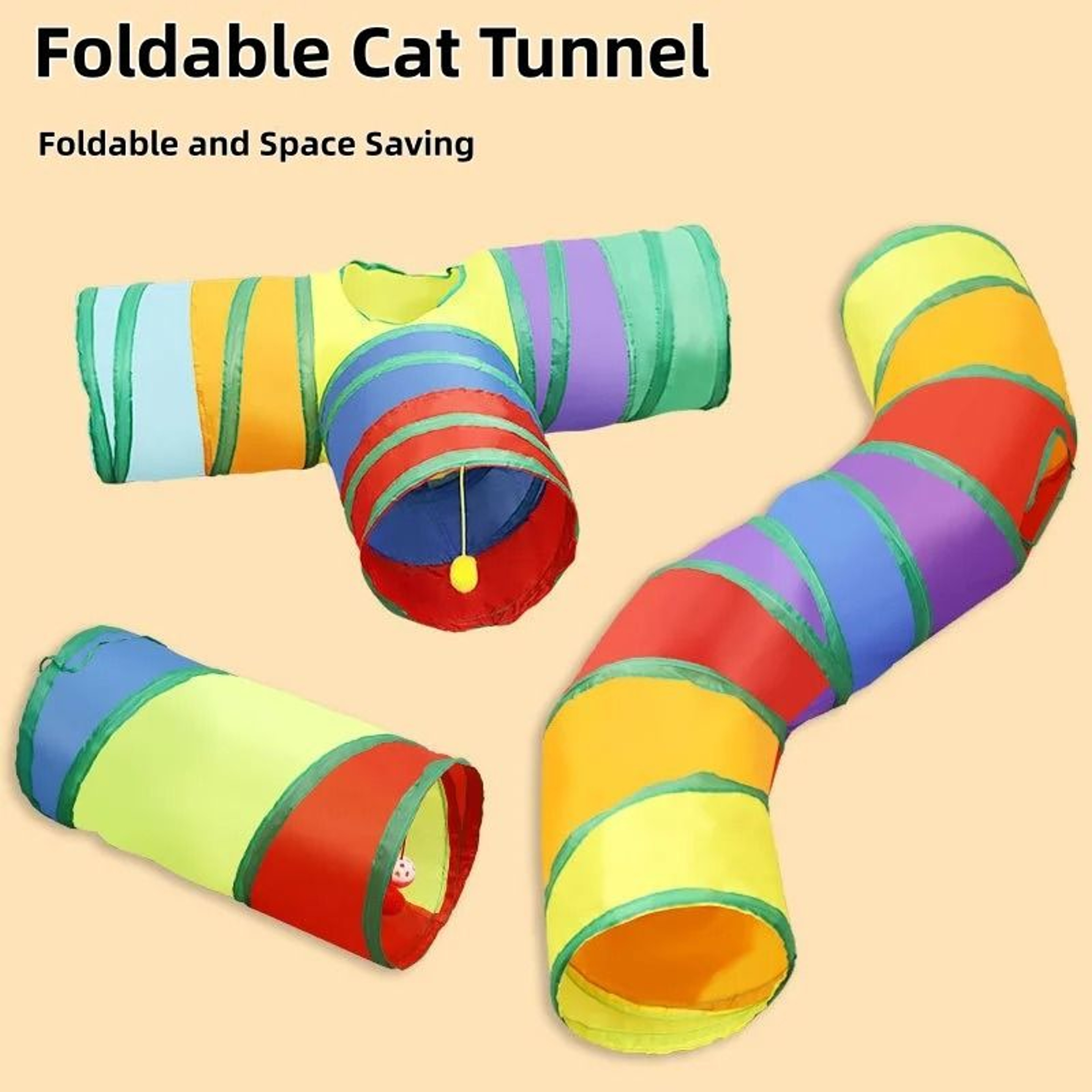 HighReliability Collapsible Explorer Pet Tunnel 1
