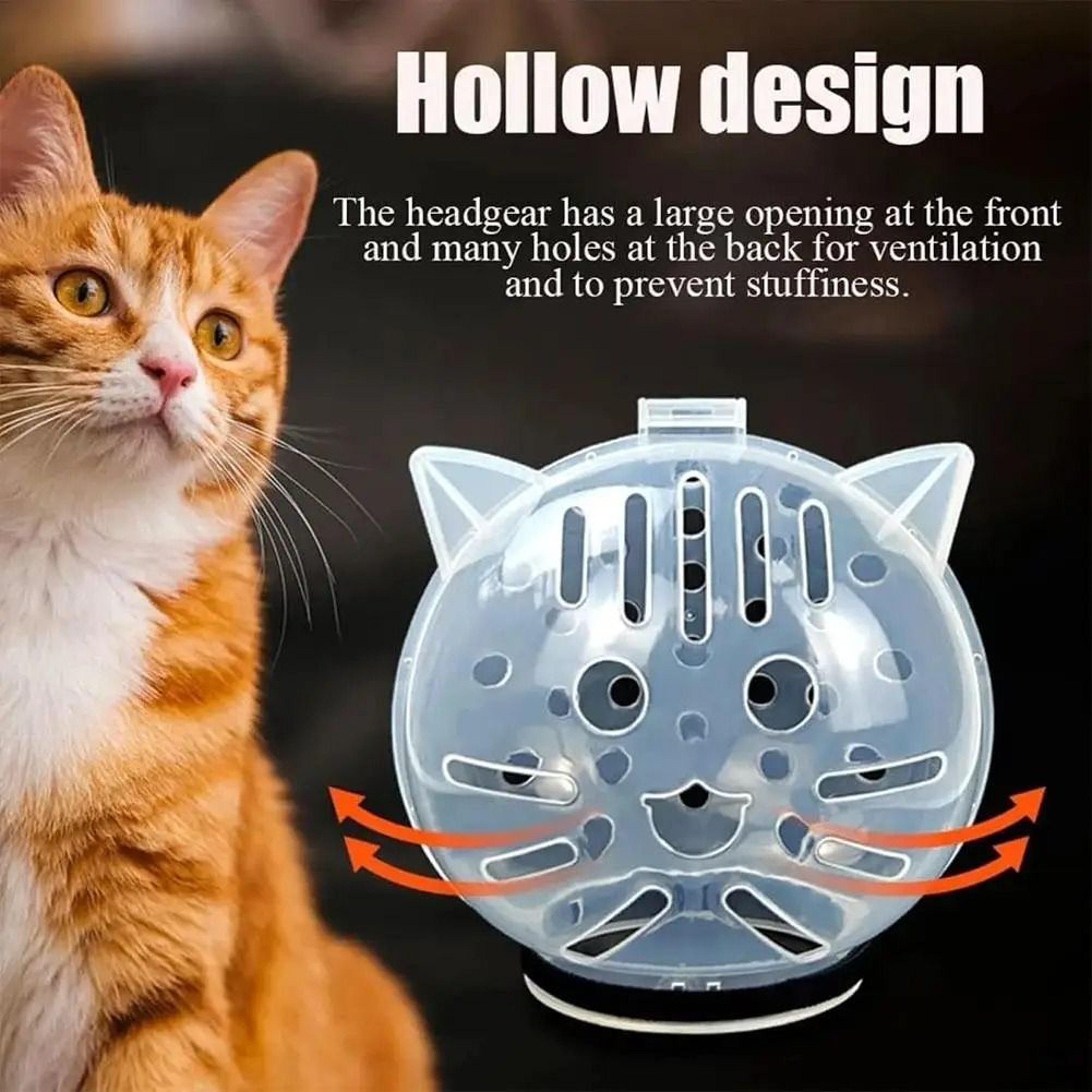 HighReliability Space Helmet AntiBite Grooming Mask 1