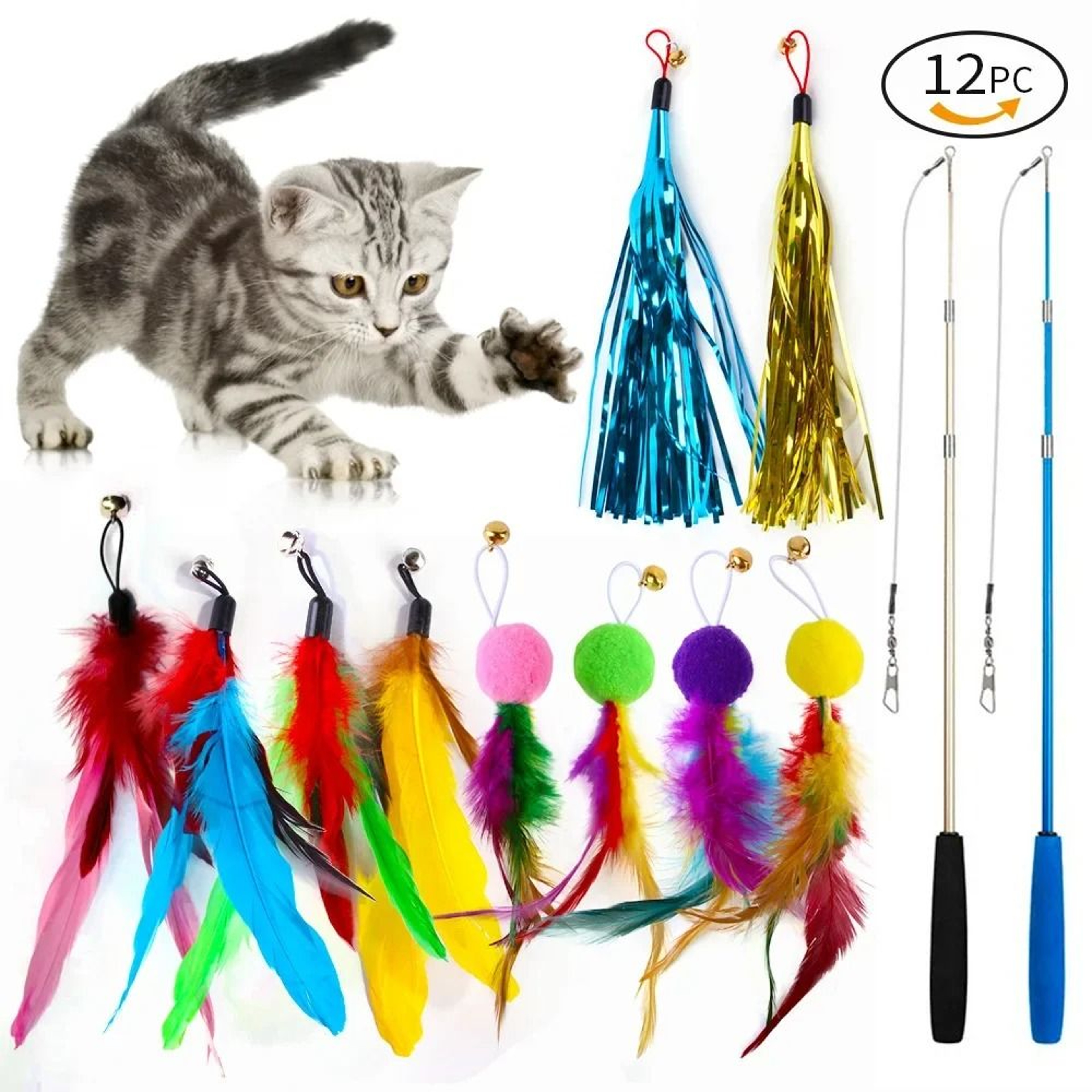 Professional 12Piece Angler Interactive Teaser Set 0