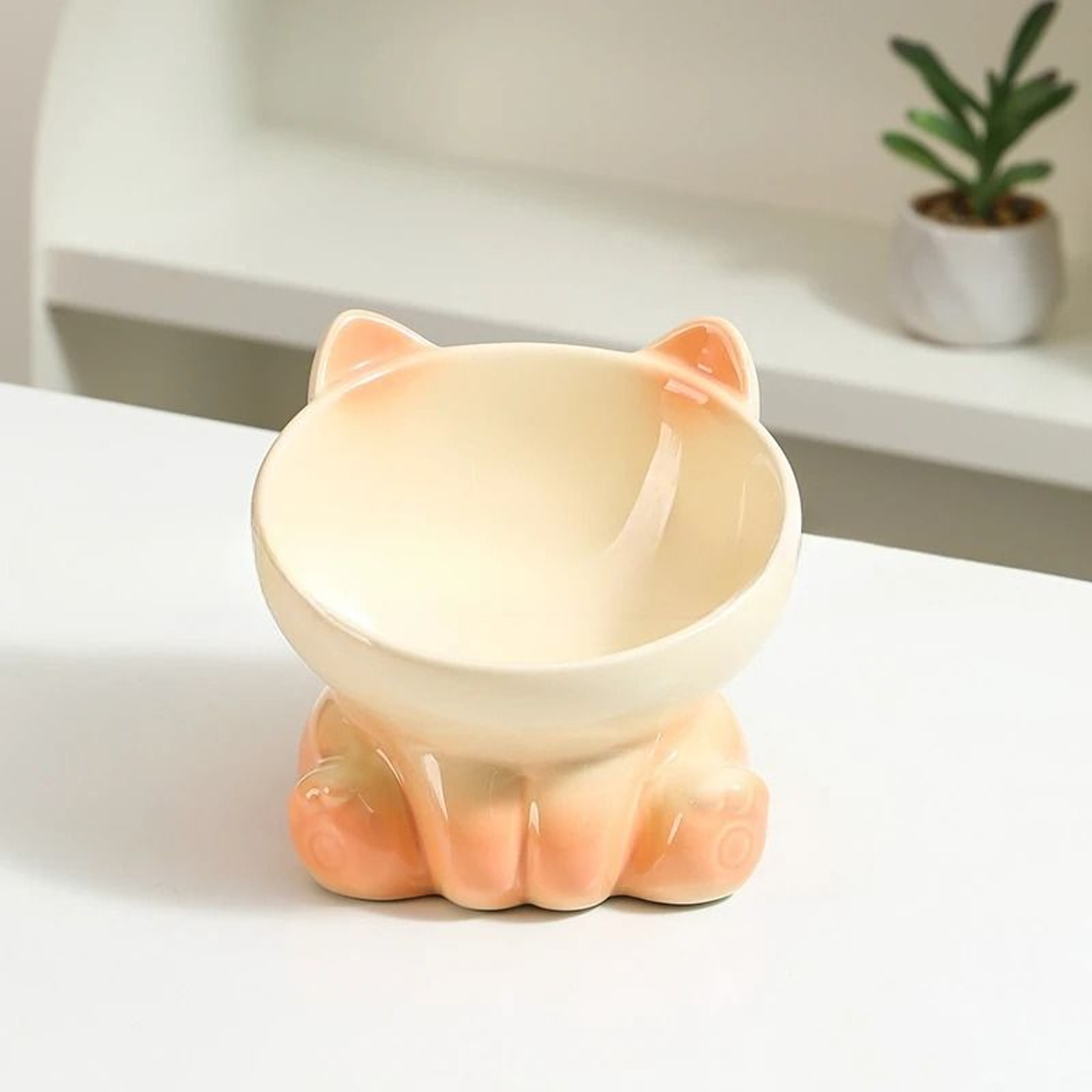 Ergonomic Gradient Ceramic Tall Bowl 8