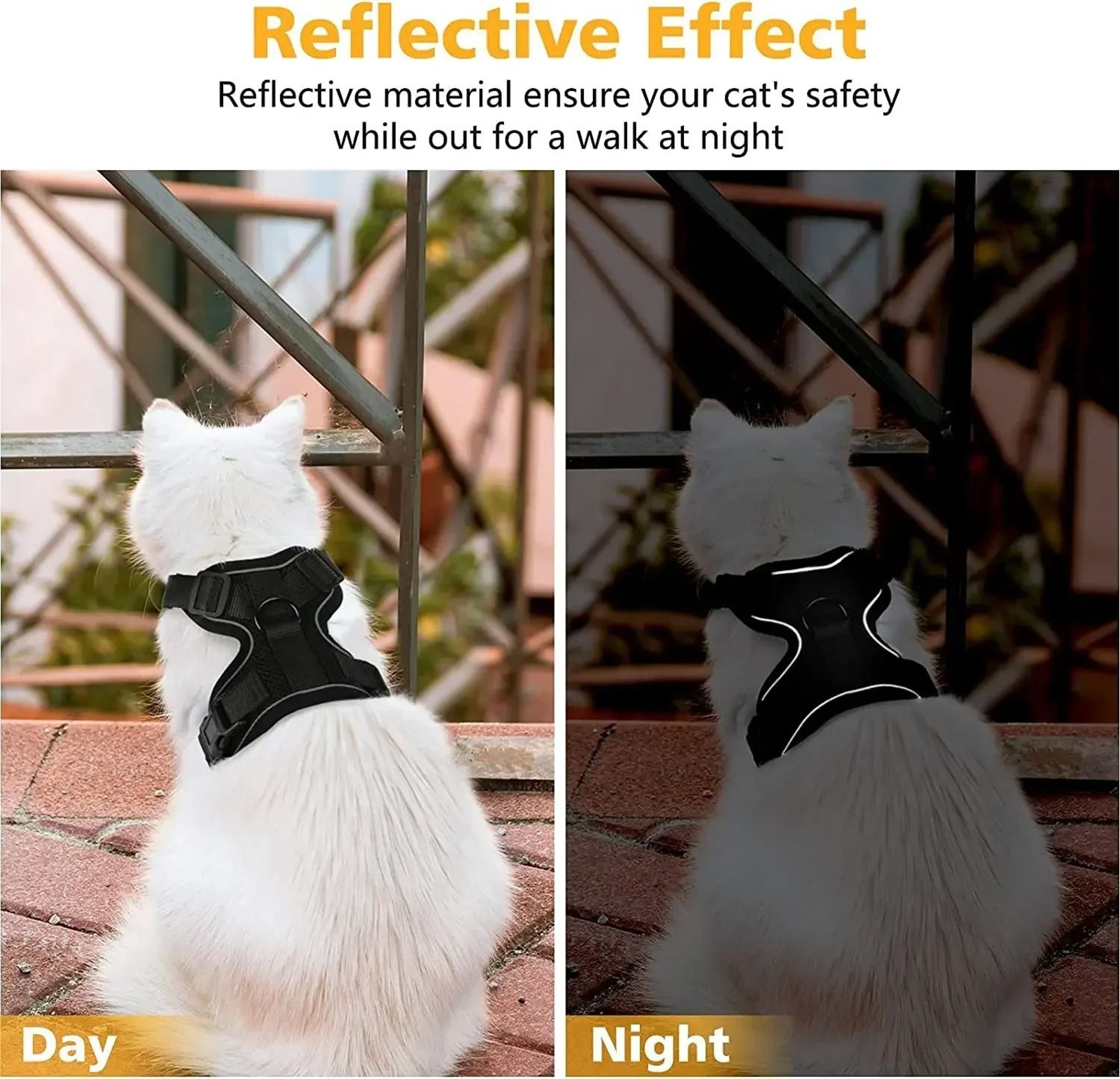 EscapeProof SafeWalk Cat Harness  Leash Set 5