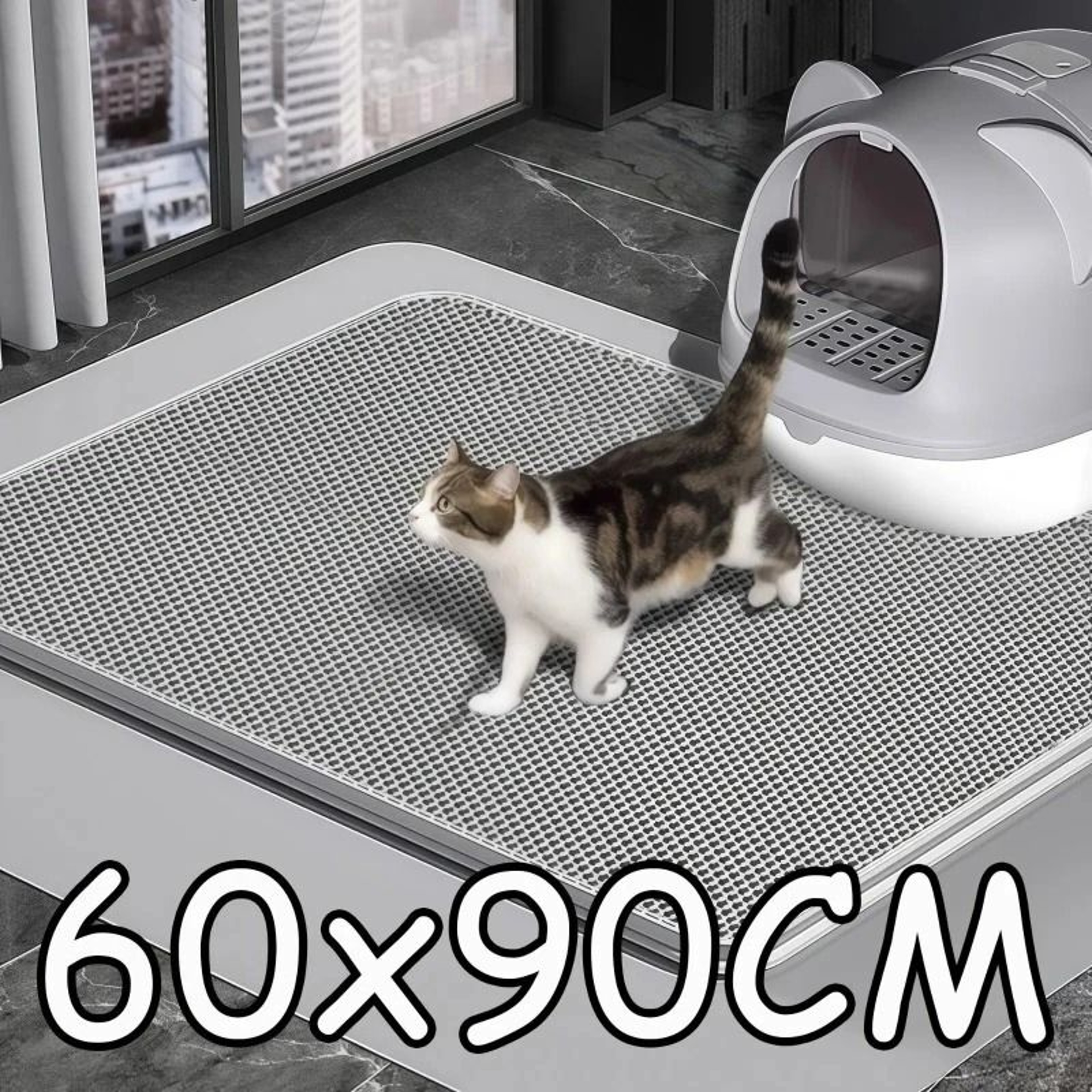ExtraLarge SanitaryShield DualLayer Litter Mat 0