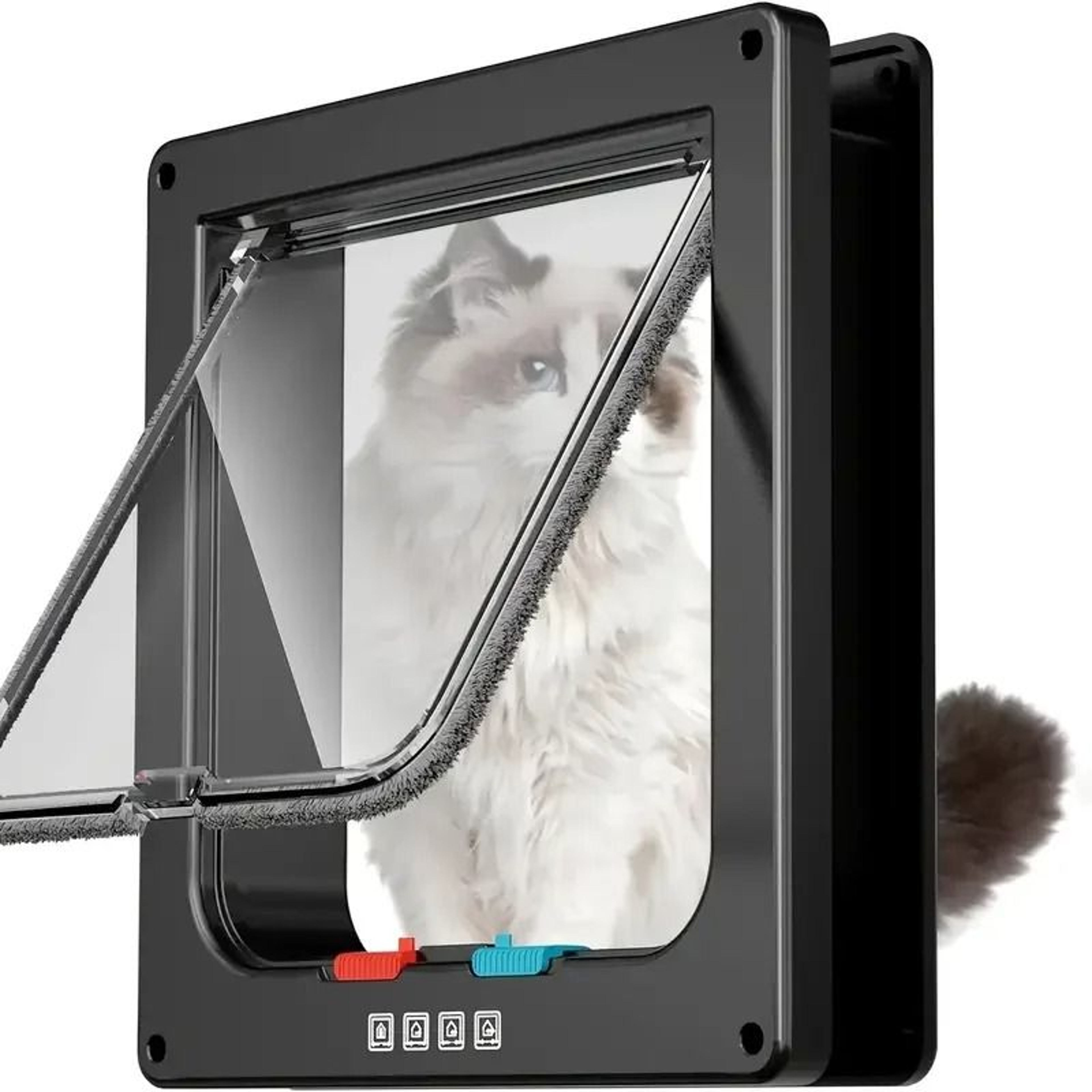 Universal 4Way Locking Pet Access Portal 0