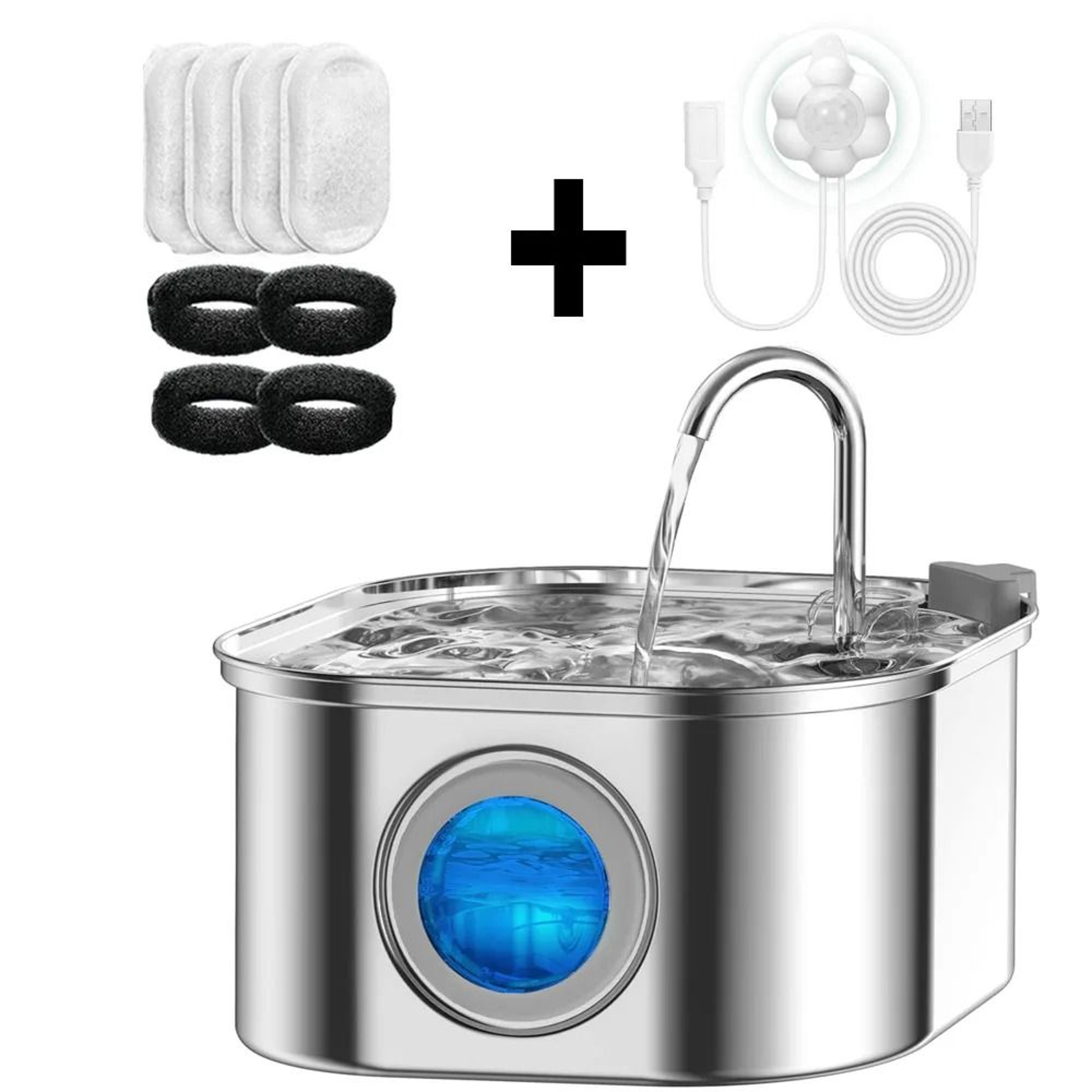 CrystalFlow Stainless Smart Fountain 2