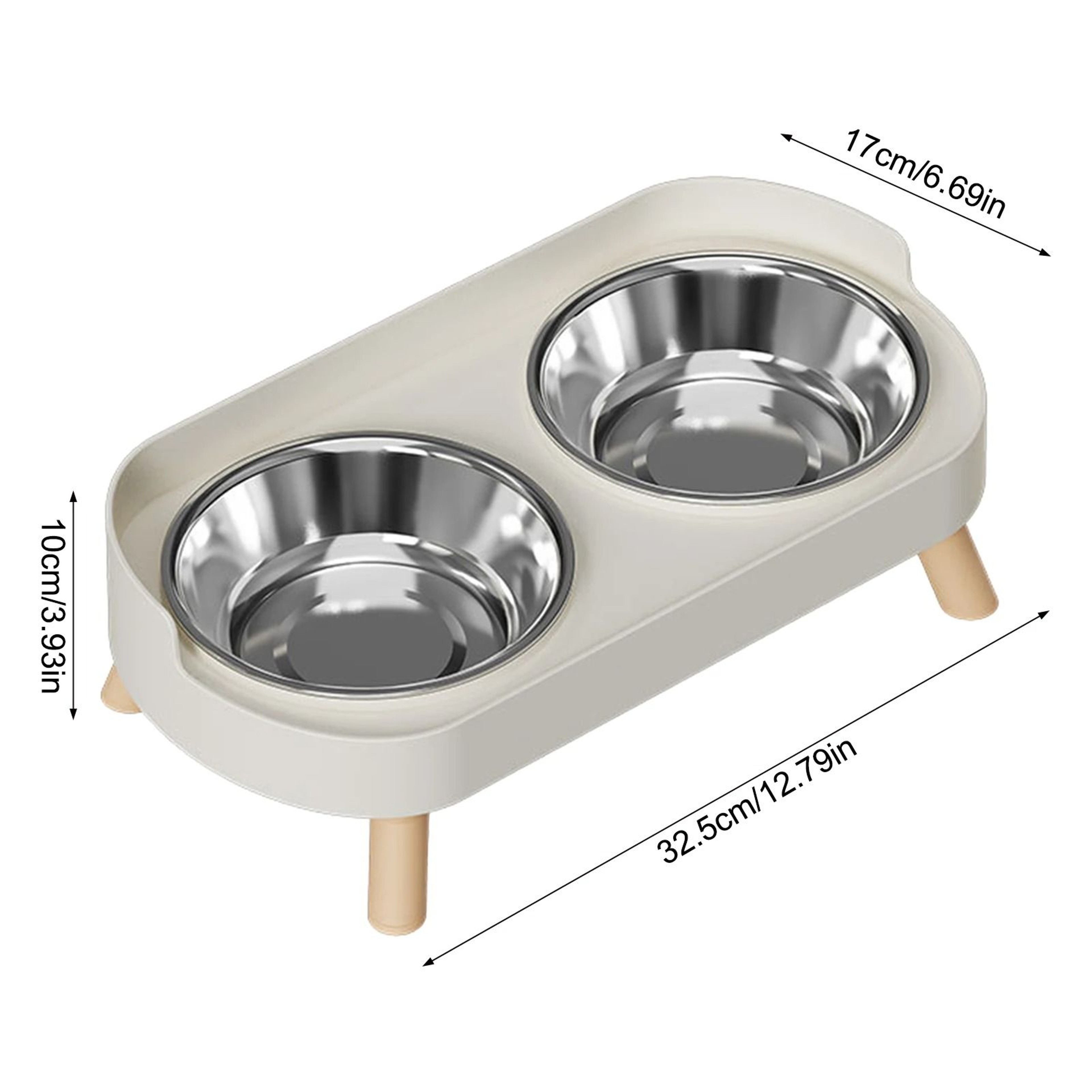 ZenithRise Elevated Stainless Dining Station 5