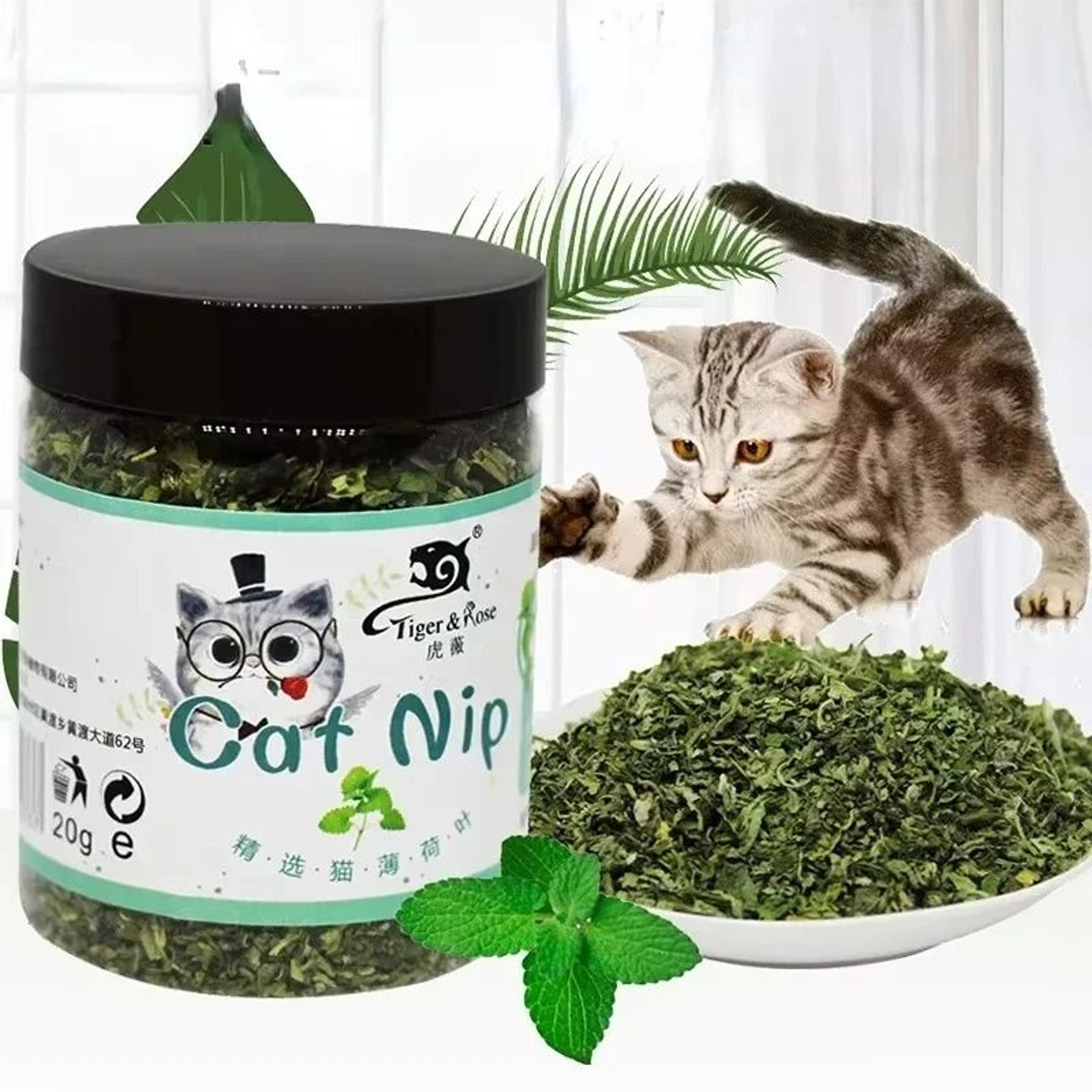 BotanicalBliss Organic Catnip  CattleGrass Blend 7