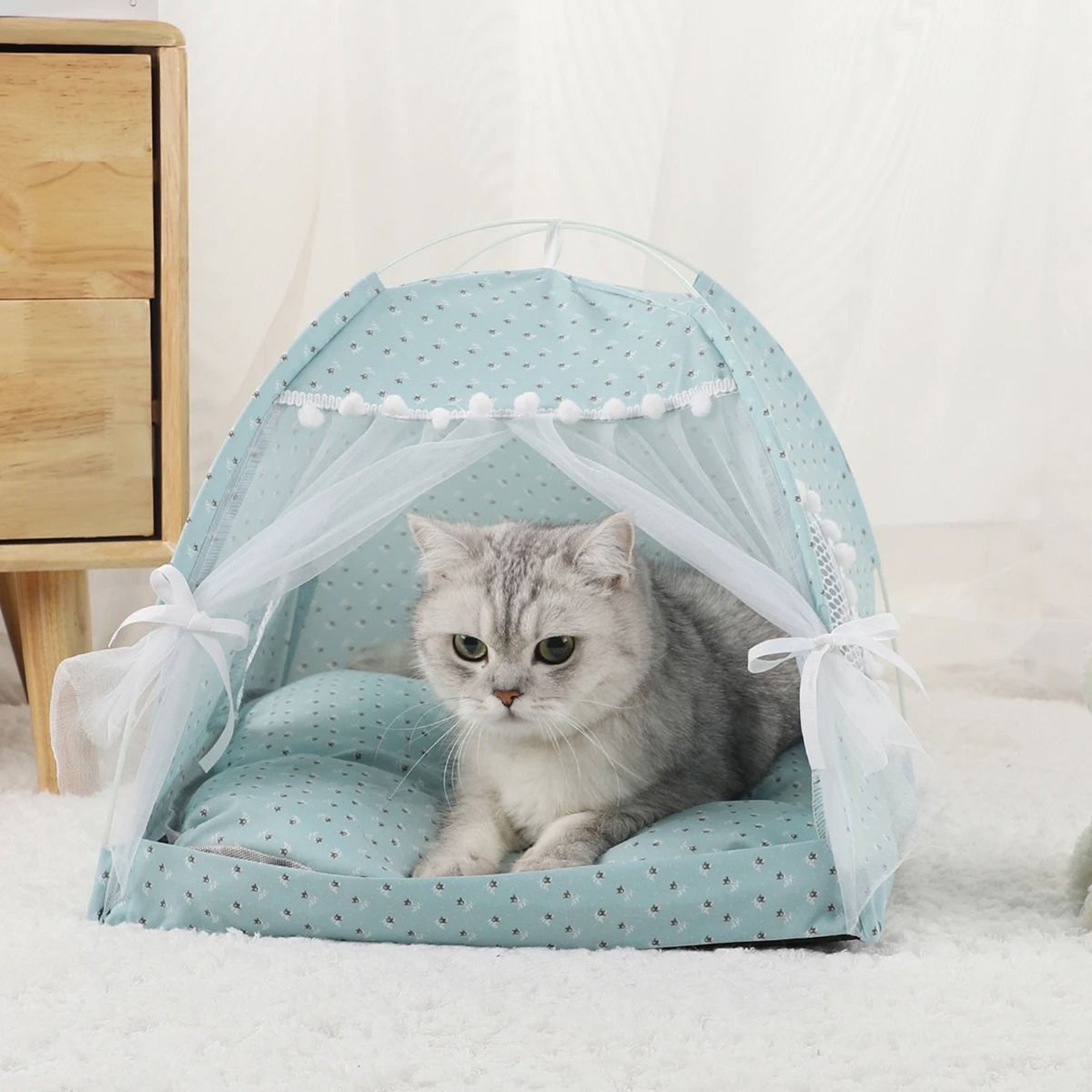 Cozy Cabin Pet Tent 13