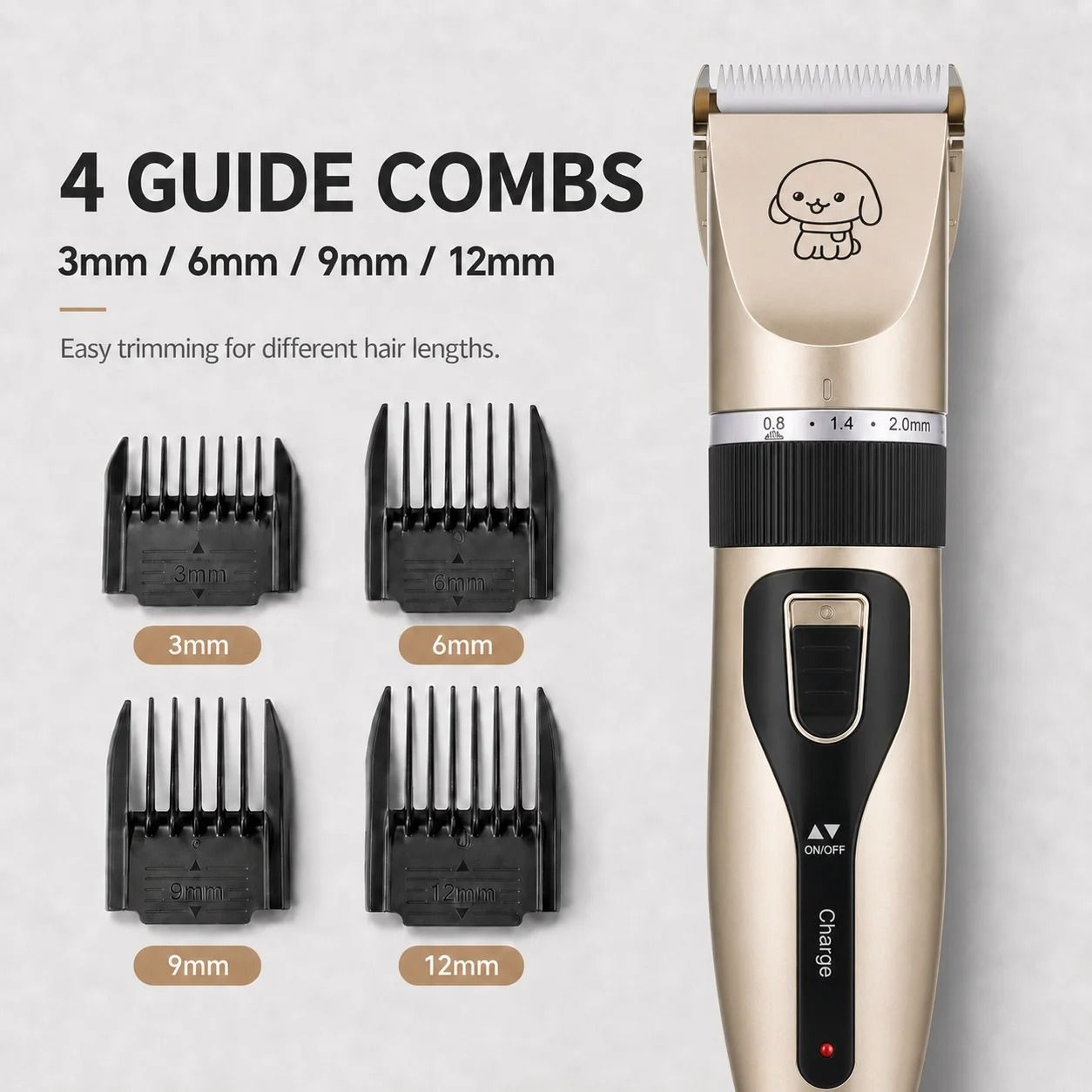 ProGrooming HighPower Trimmer Set 4