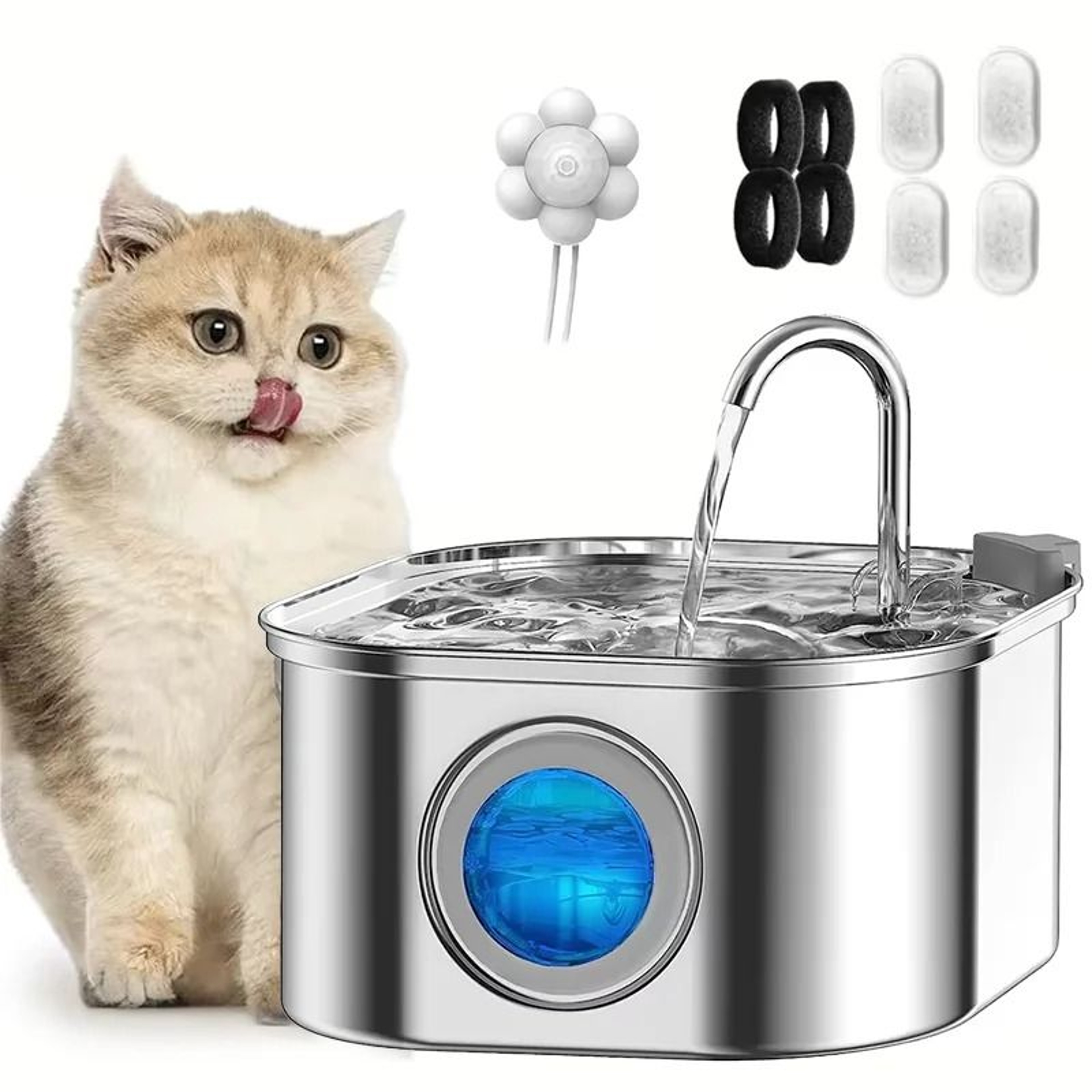 HydroPurity 32L Stainless Steel Fountain 0