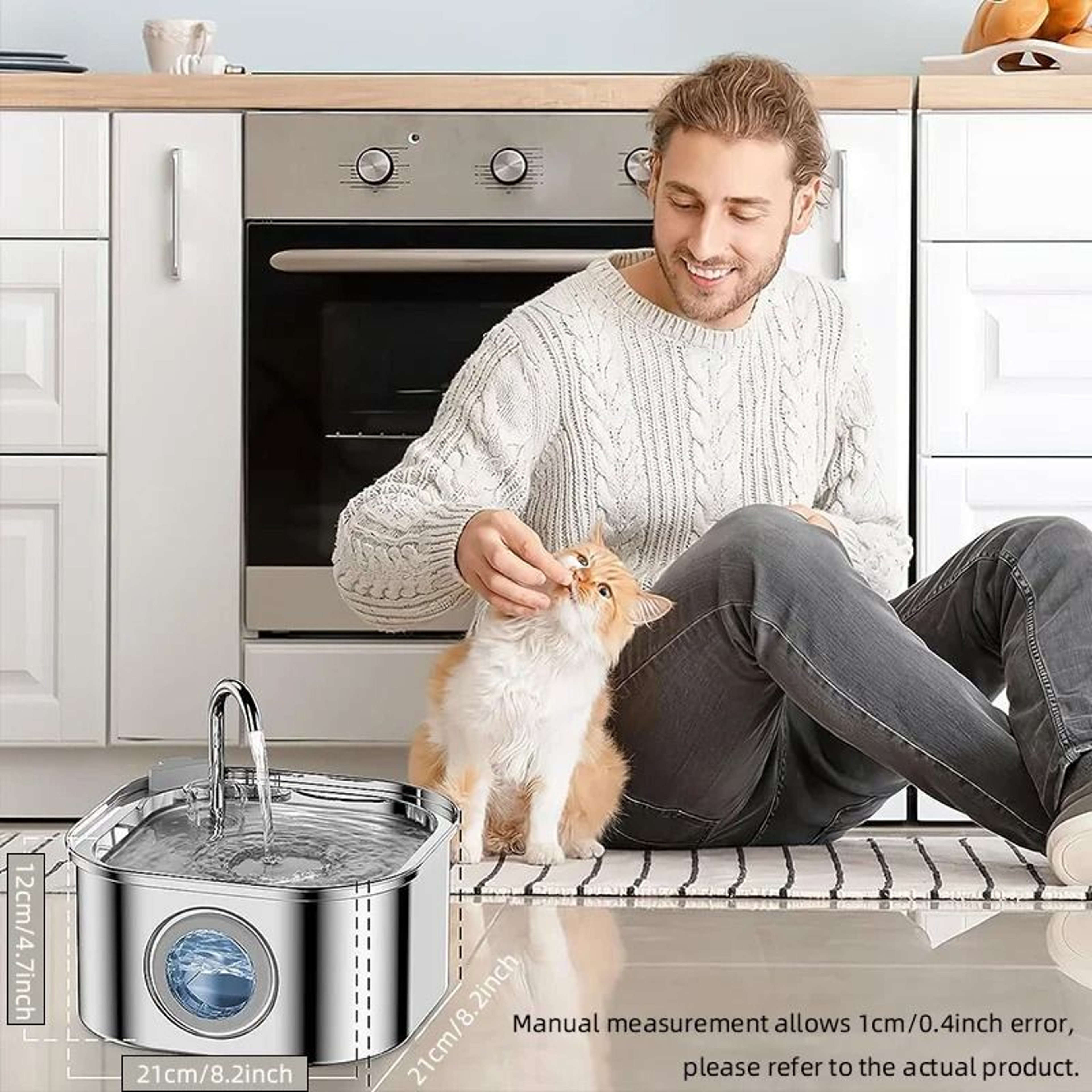 HydroPurity 32L Stainless Steel Fountain 1