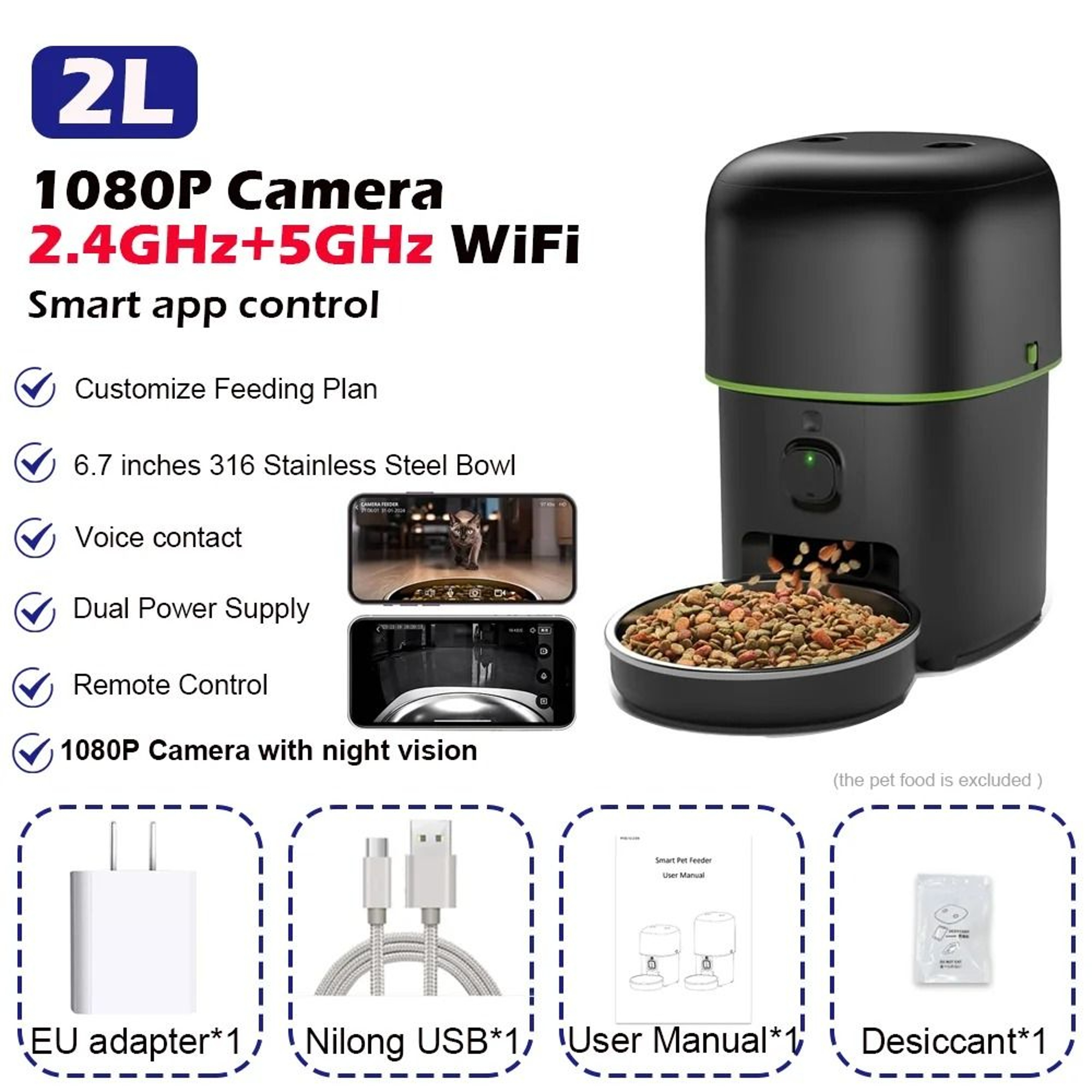 Tuya HDVision Smart Feeding Hub 6