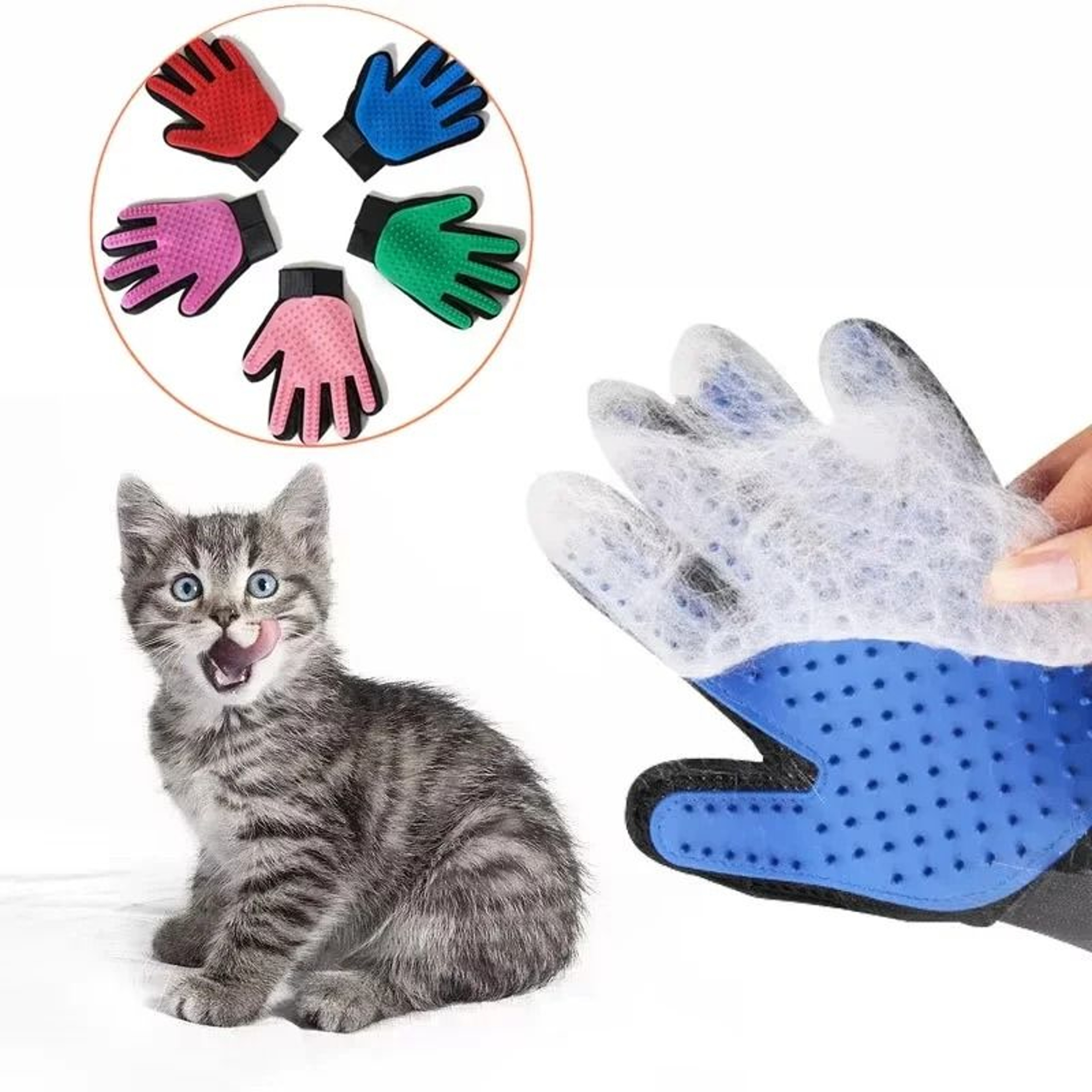 Silicone Grooming Interaction Glove 1