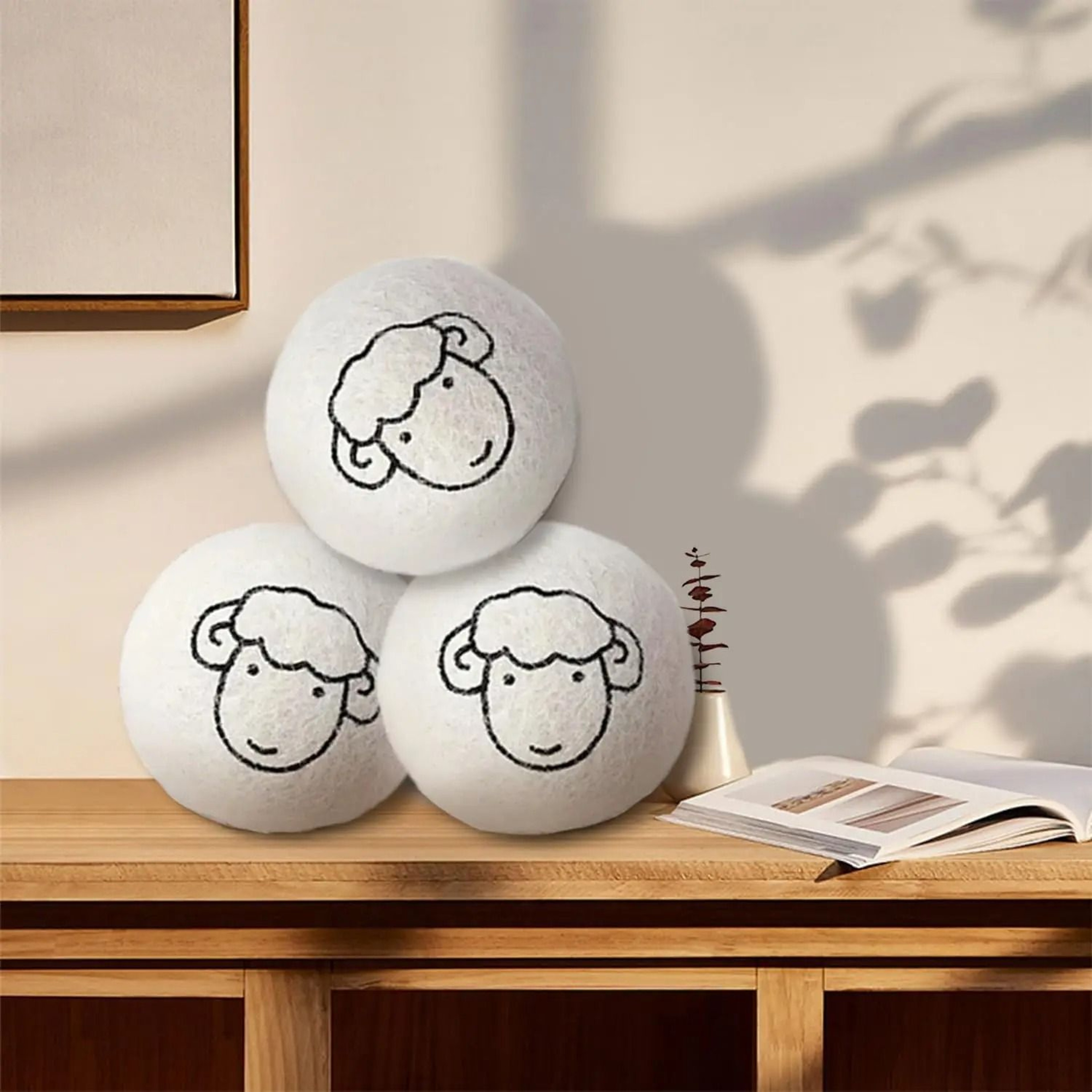 Quiet Play Wool Felt Cat Balls 3