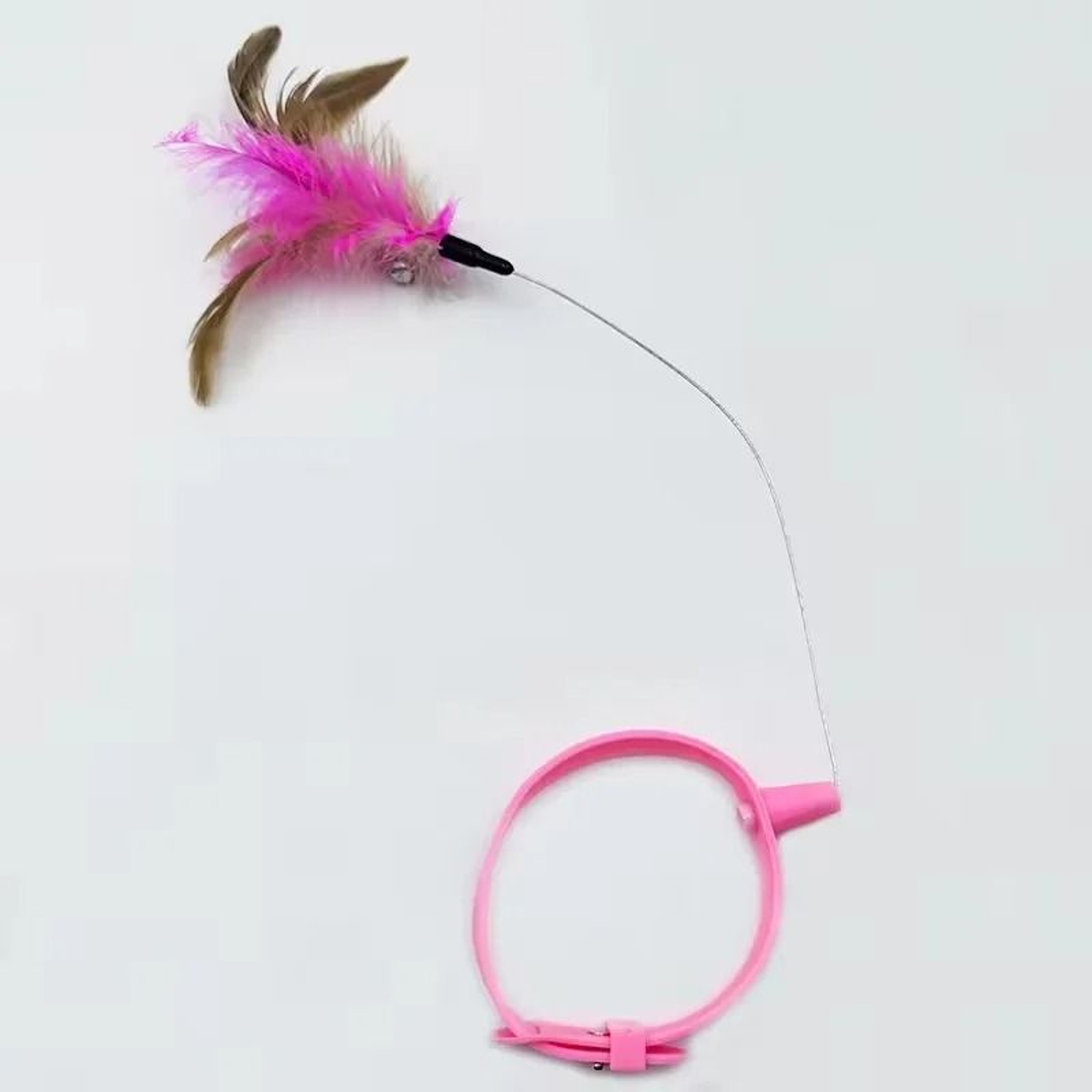 Sticky Base Feather Teaser Wand 10