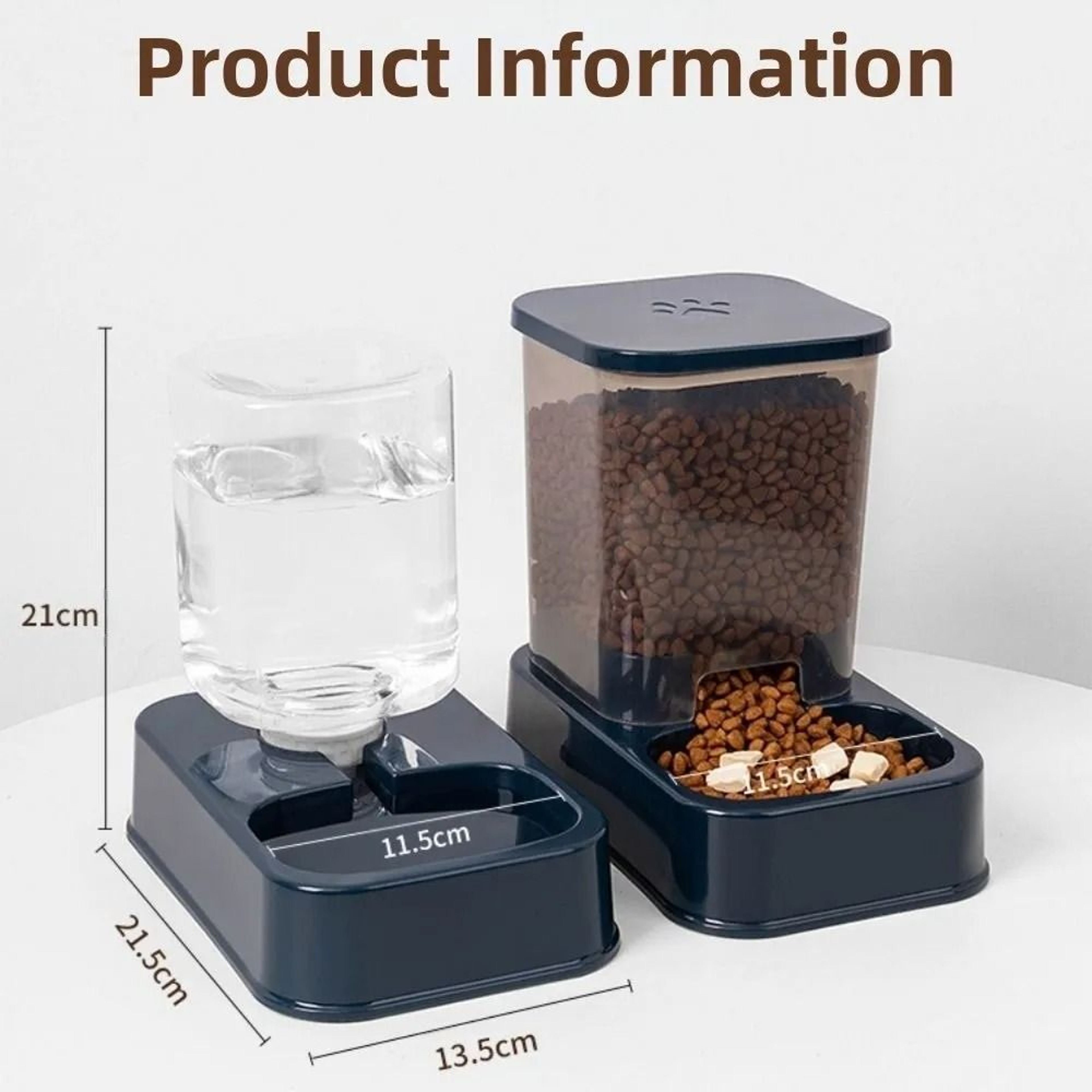 GravityFed Auto Food  Water Set 5