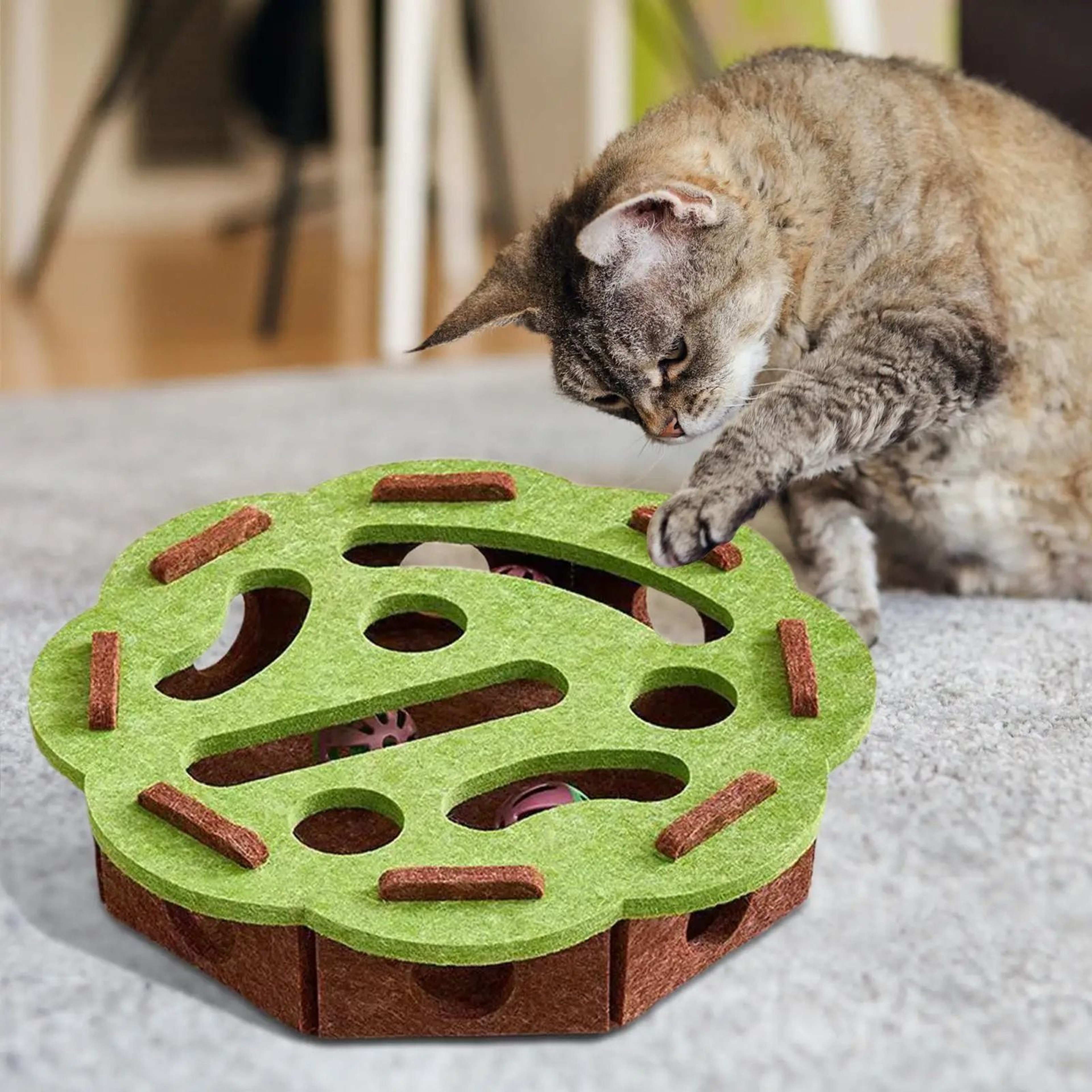 Felt Interactive Puzzle Maze  Scratcher 2