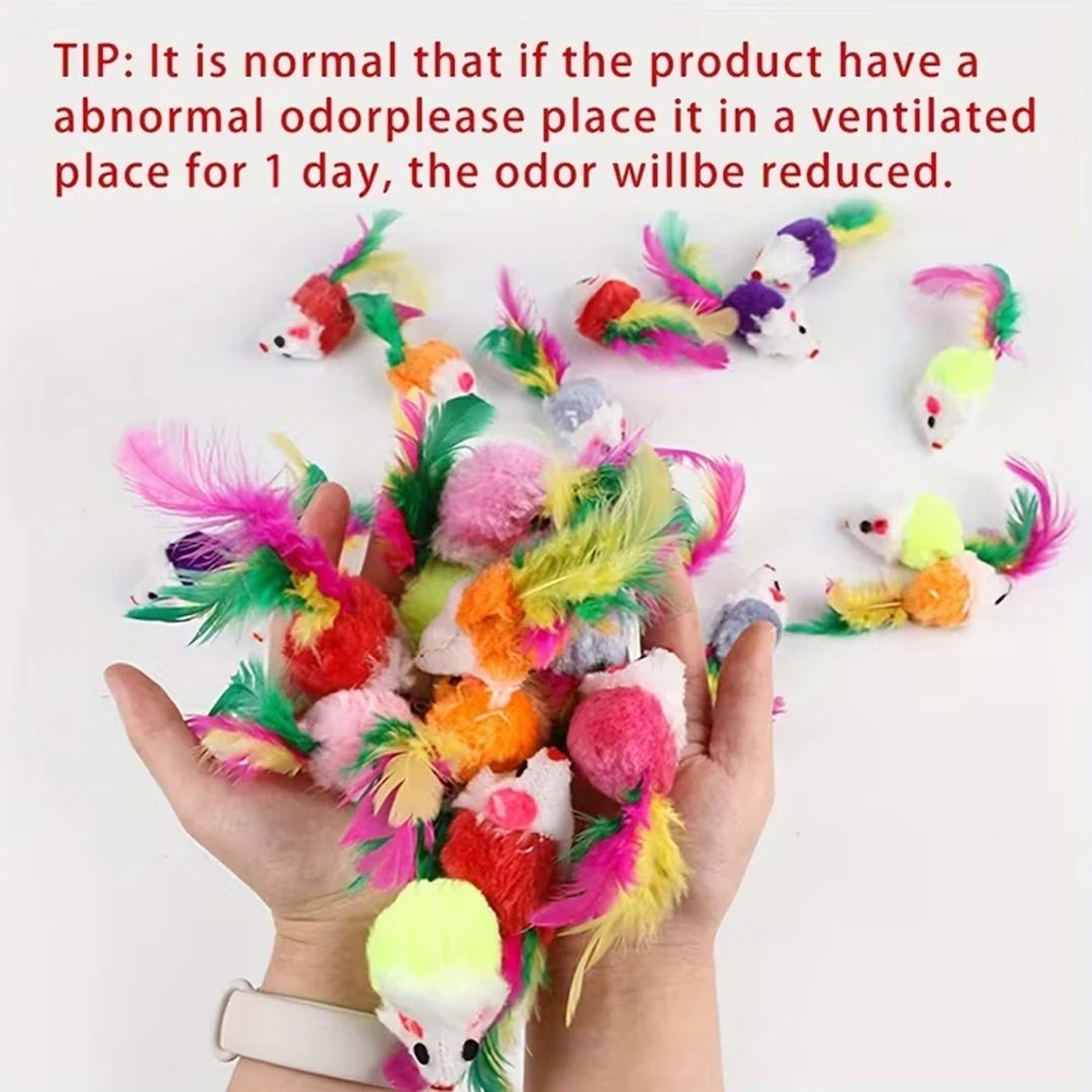 Cute Mini Fleece False Mouse Cat Toys 4