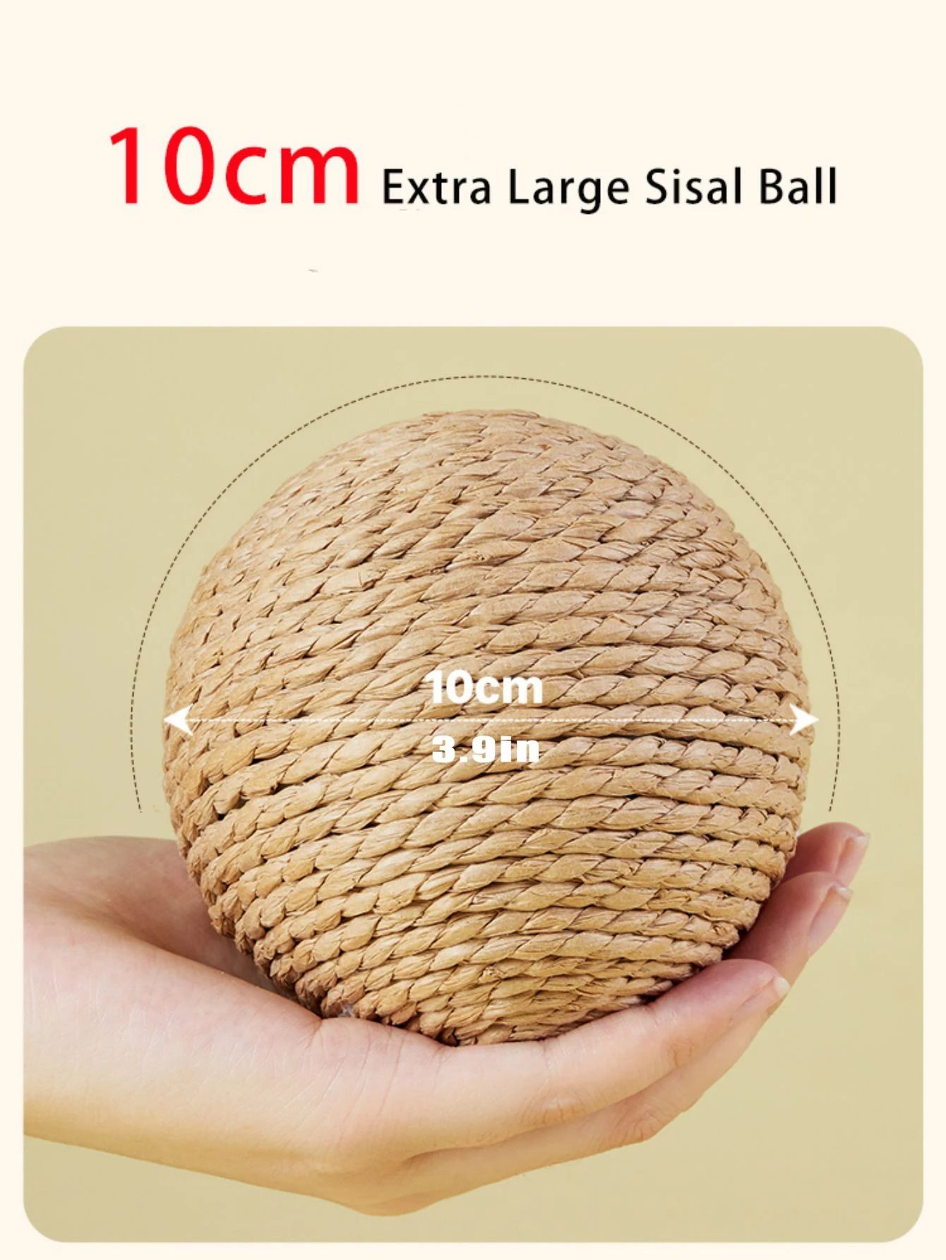 Interactive Sisal Grinding  Chasing Ball 3