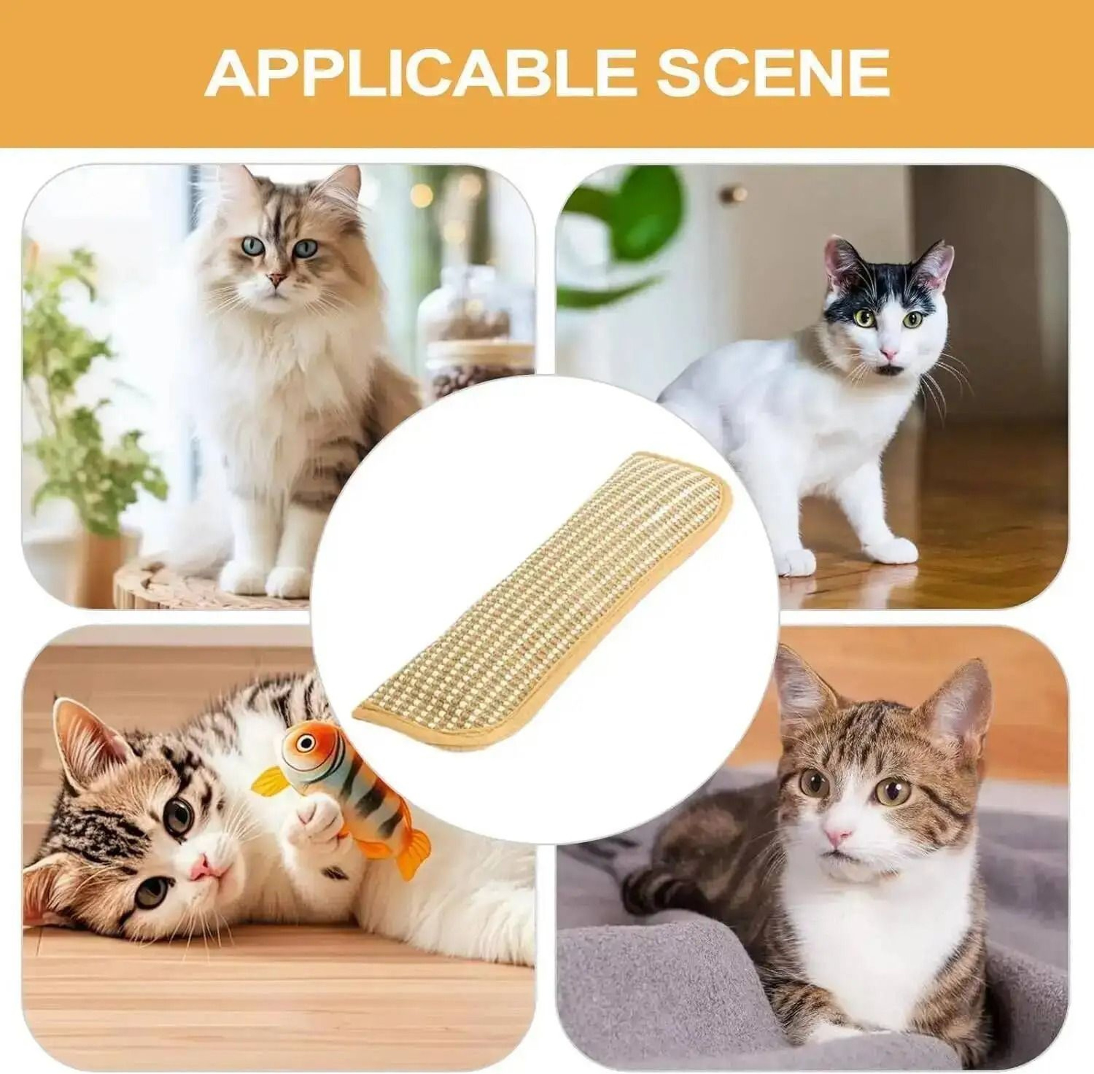 Interactive Sisal Catnip Kicker  Scratcher 4