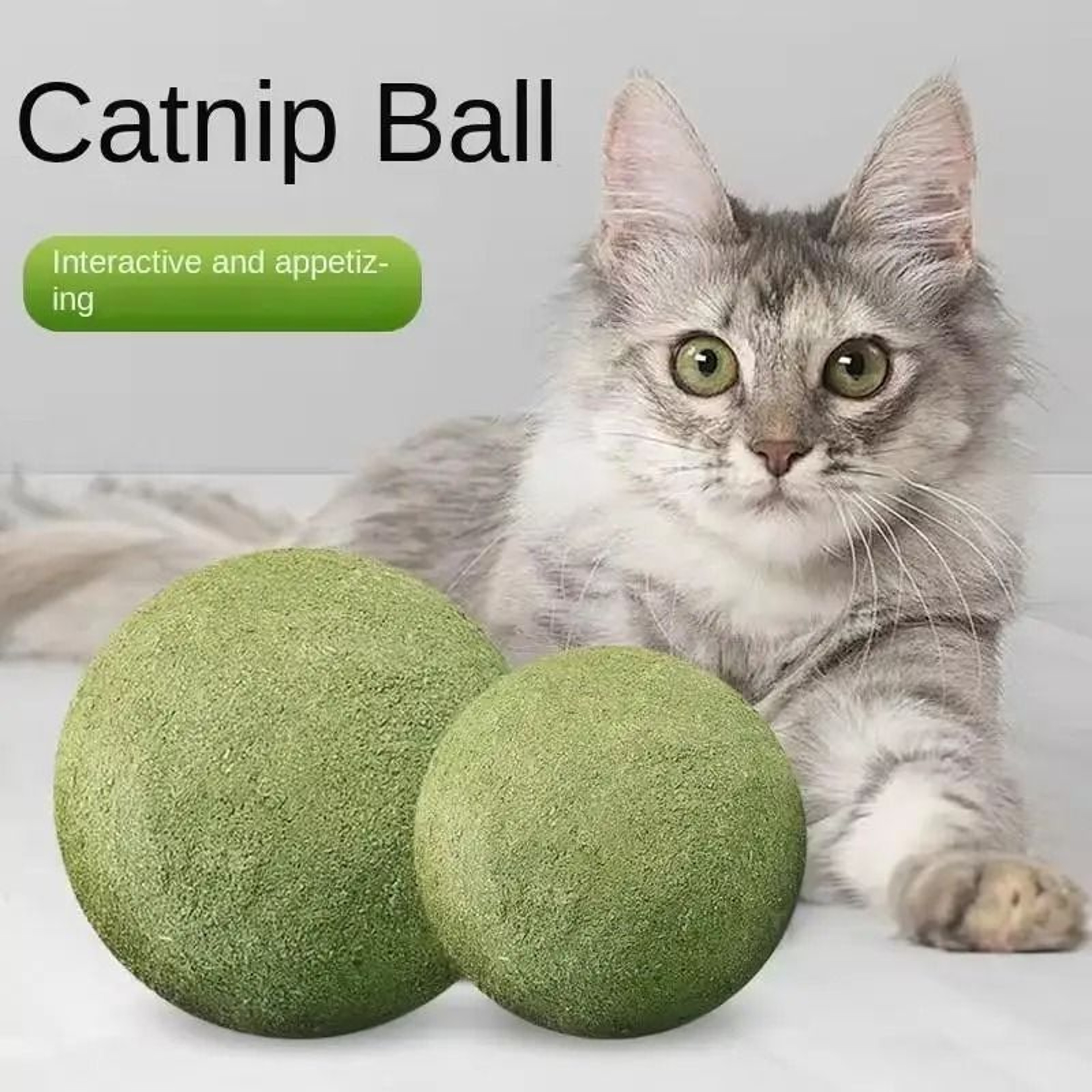 Giant Natural Catnip Licking Ball 1