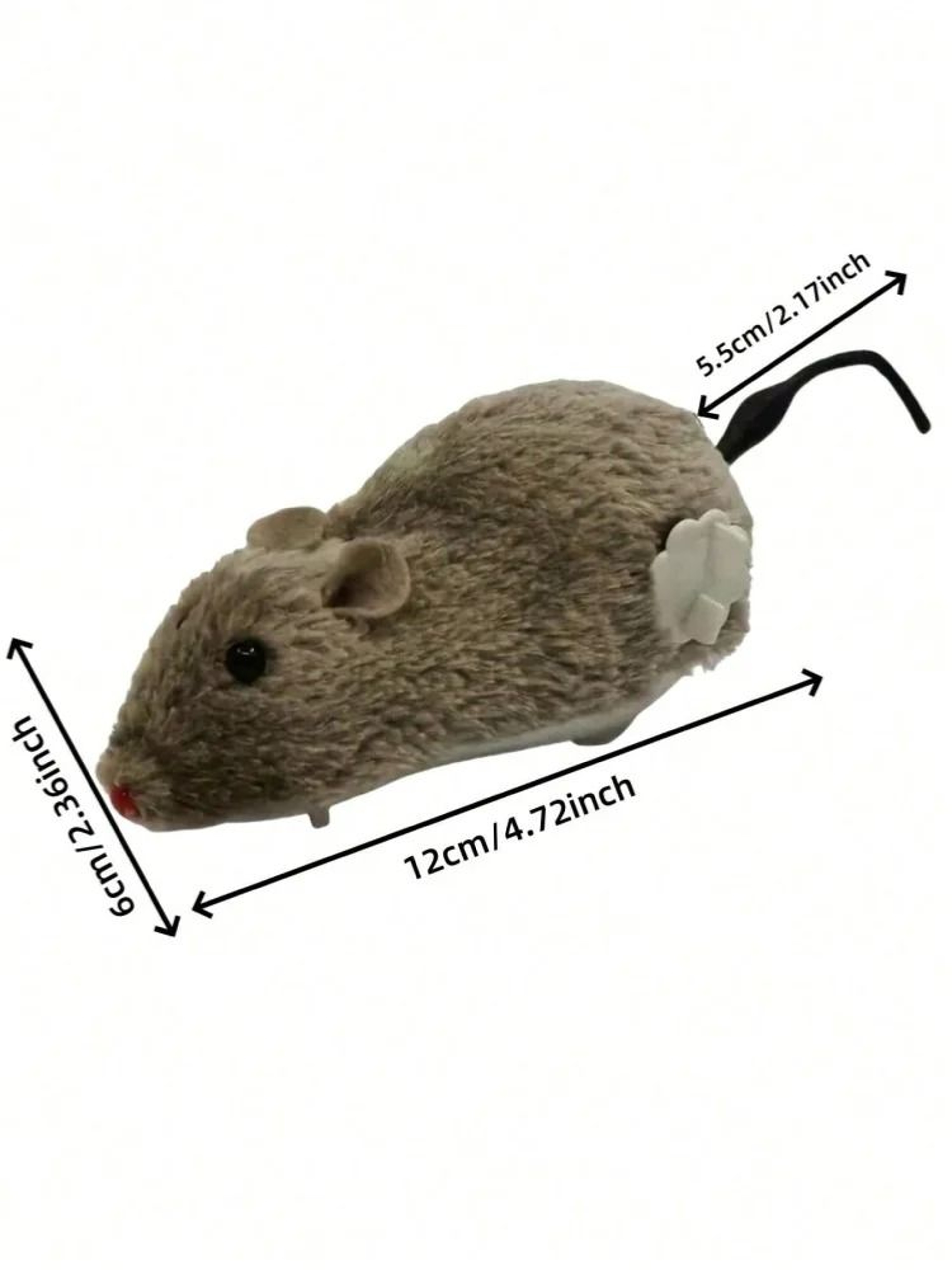Classic WindUp Mechanical Plush Mouse 1