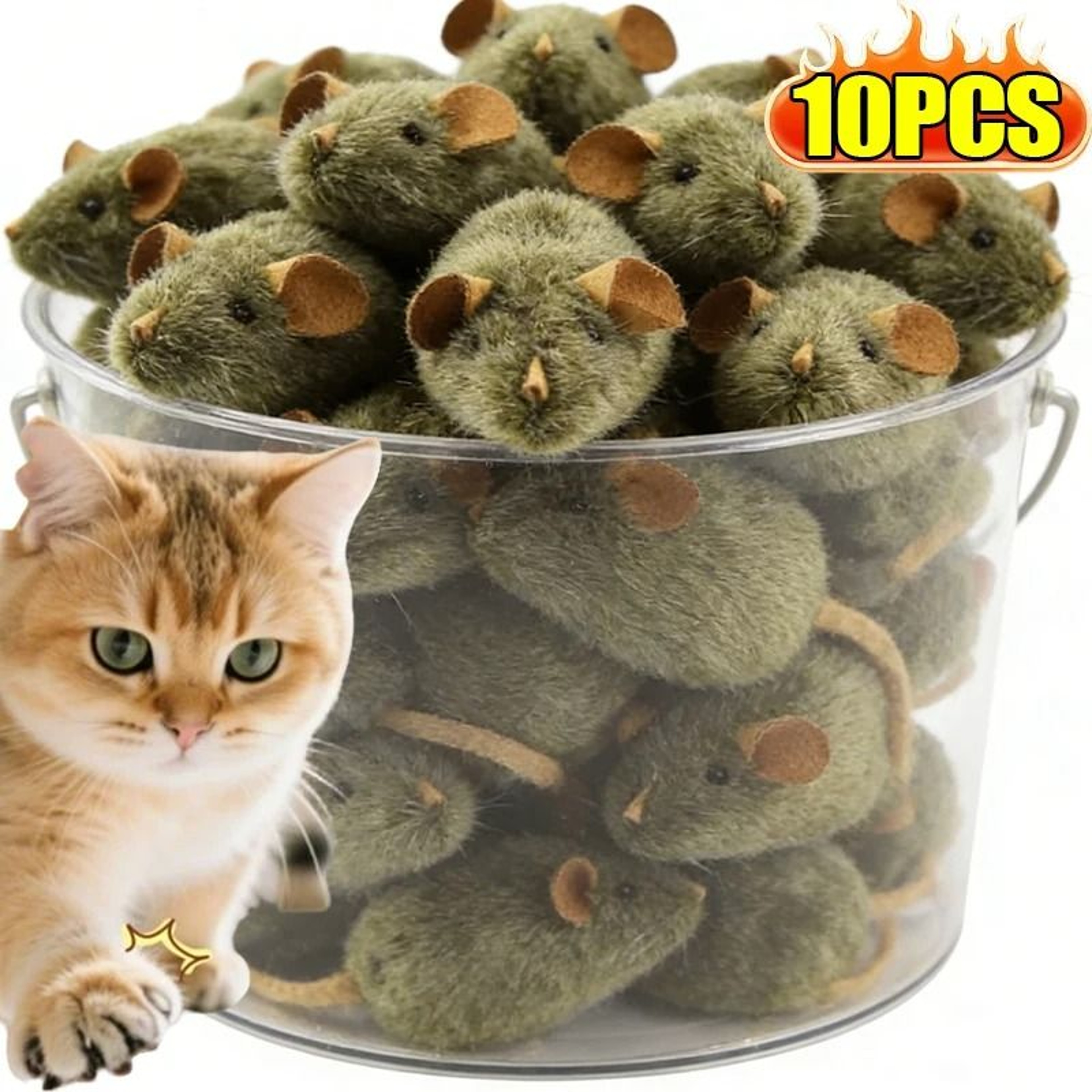 UltraSoft Interactive Plush Mouse Toy 0