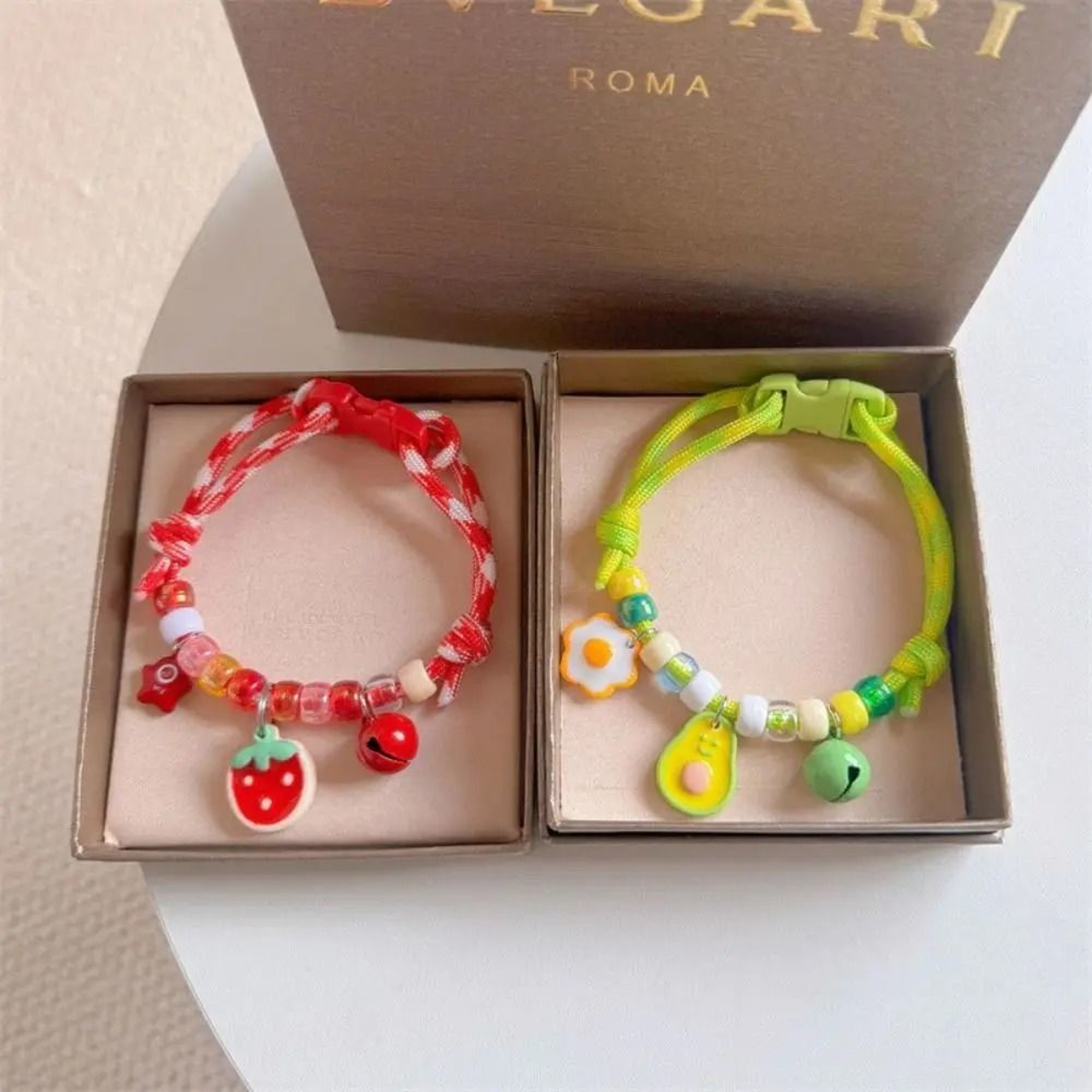 Vibrant Braided Pet Charm Necklace 3