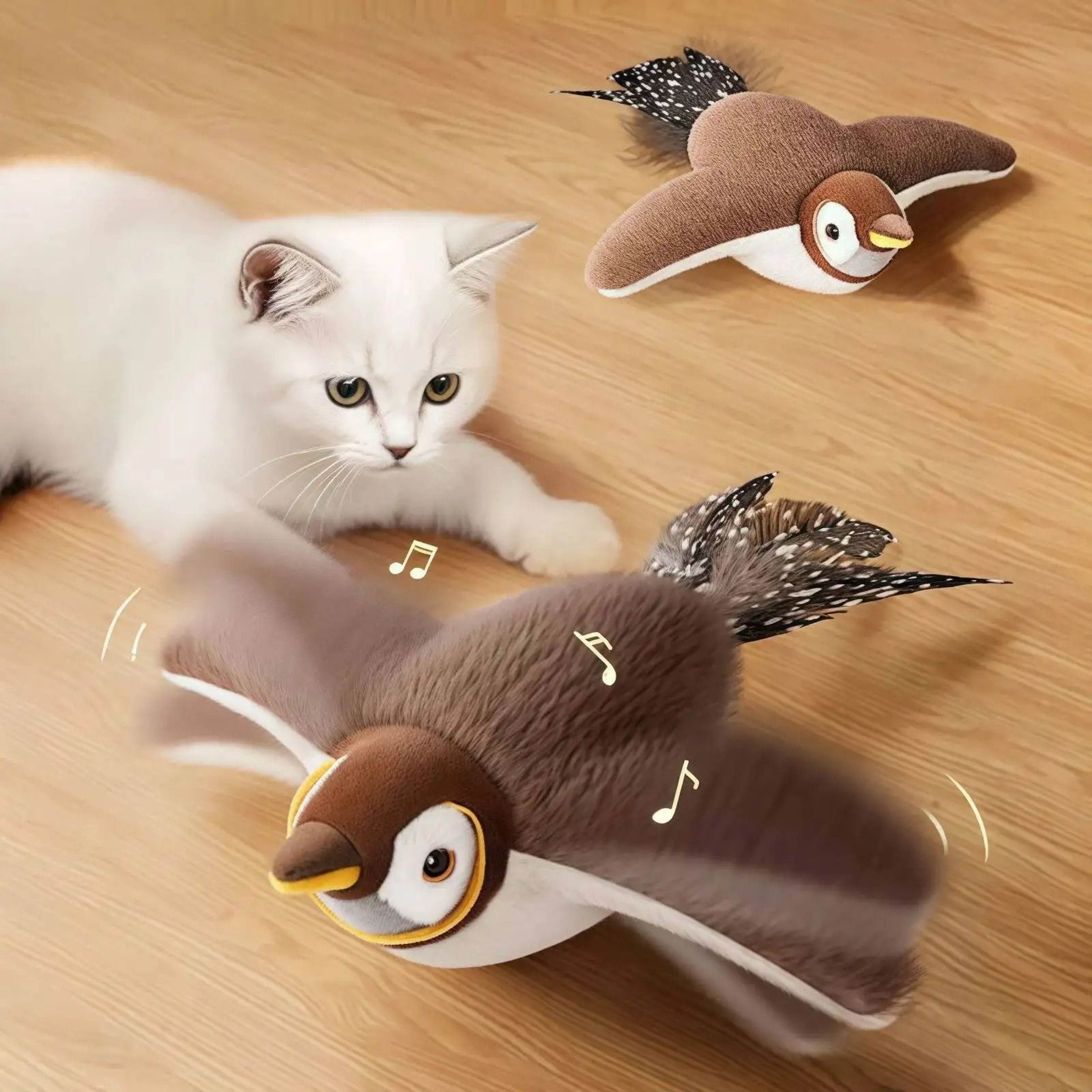 Smart Flapping  Chirping Simulation Bird 0