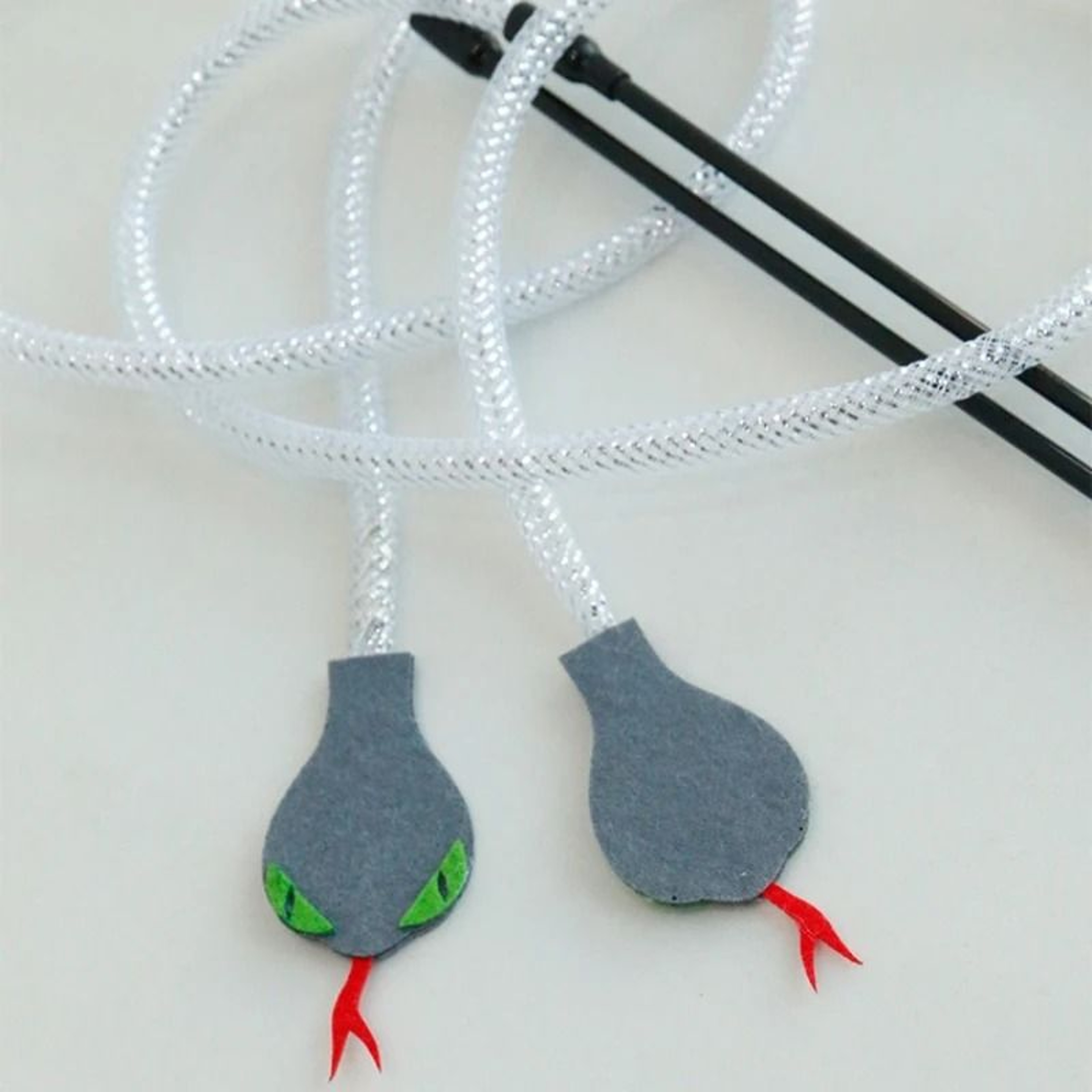 WiggleWorm Felt Snake Teaser Wand 5