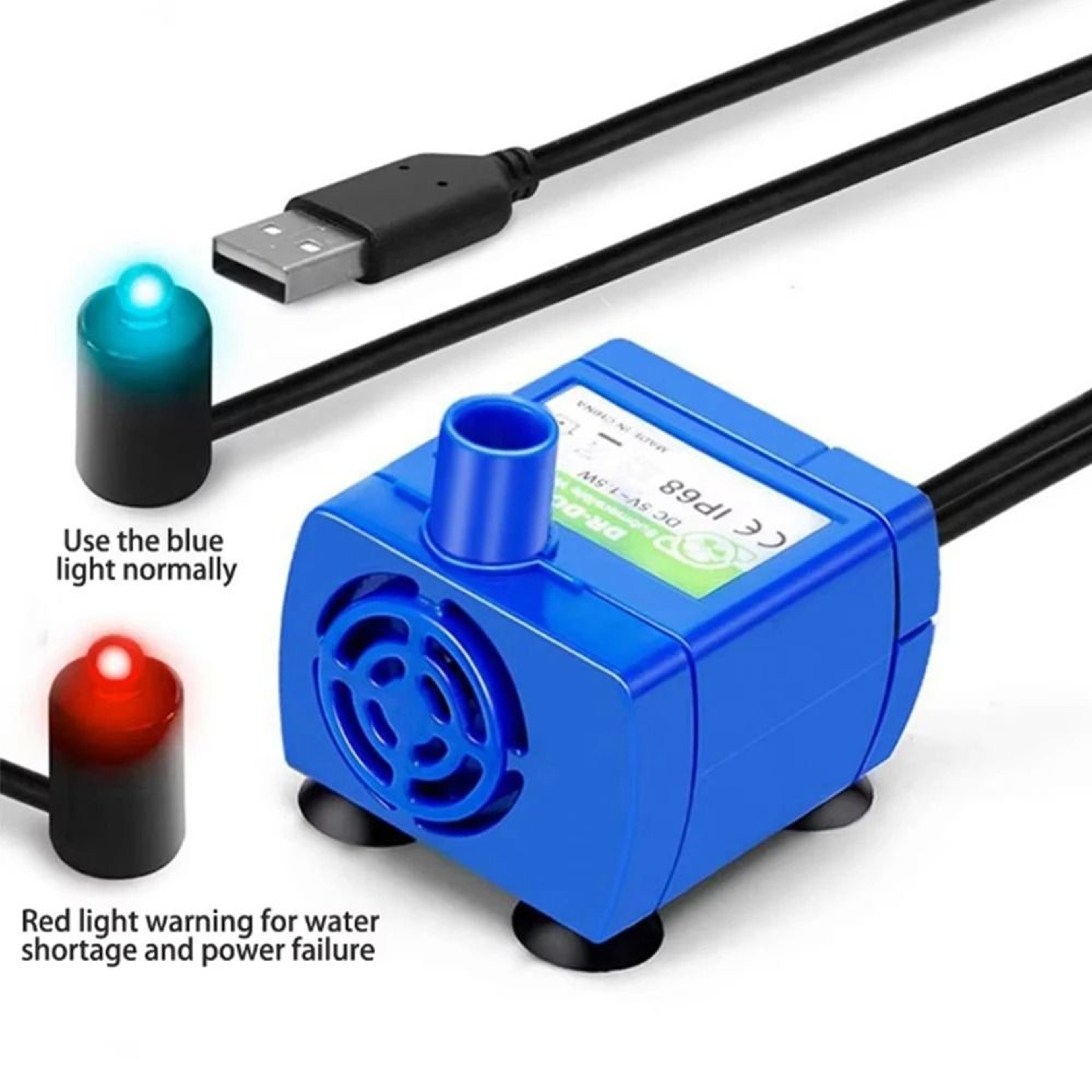 AquaFlow Silent LED Fountain Replacement Pump 1