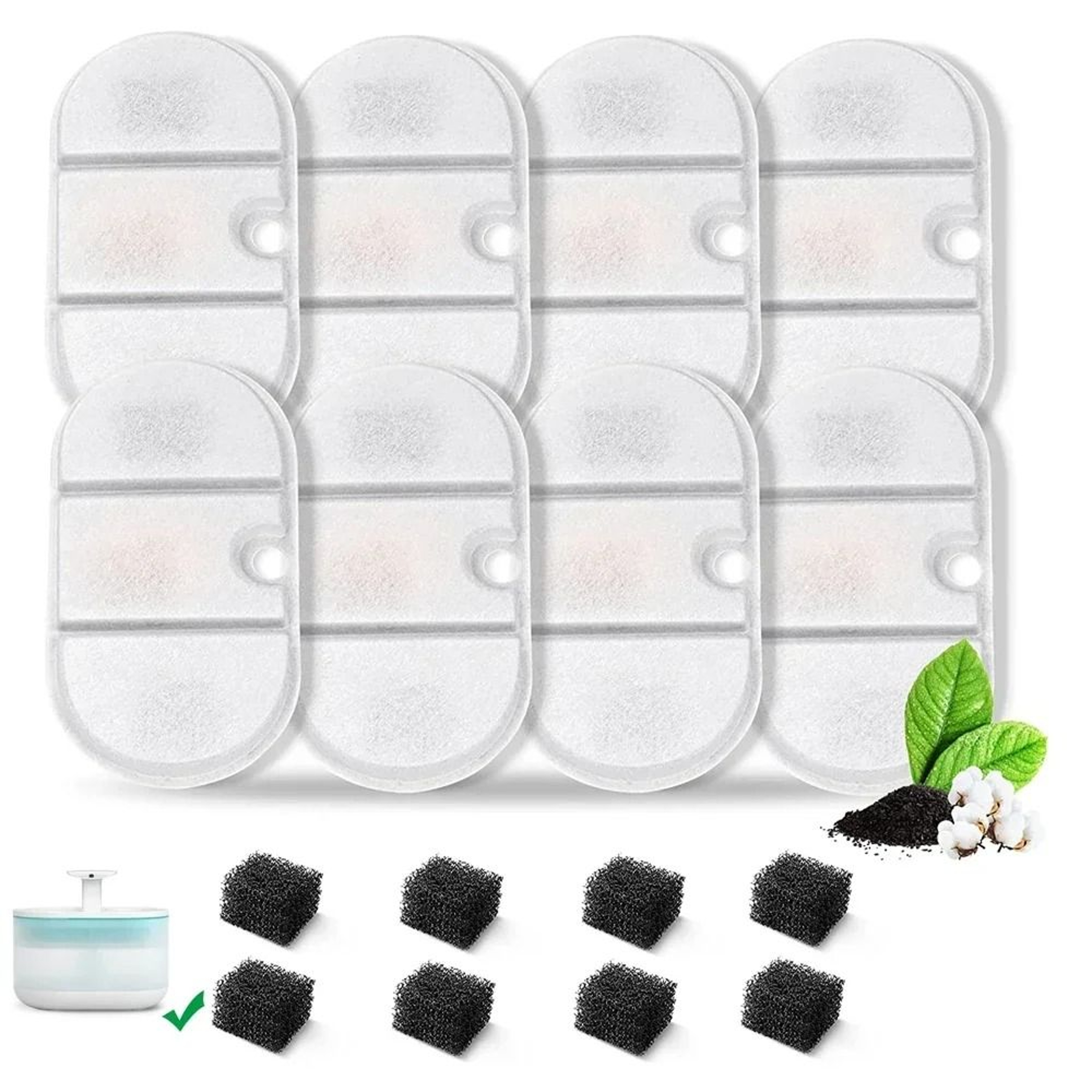 AquaPure HighEfficiency Fountain Replacement Filter Set 0