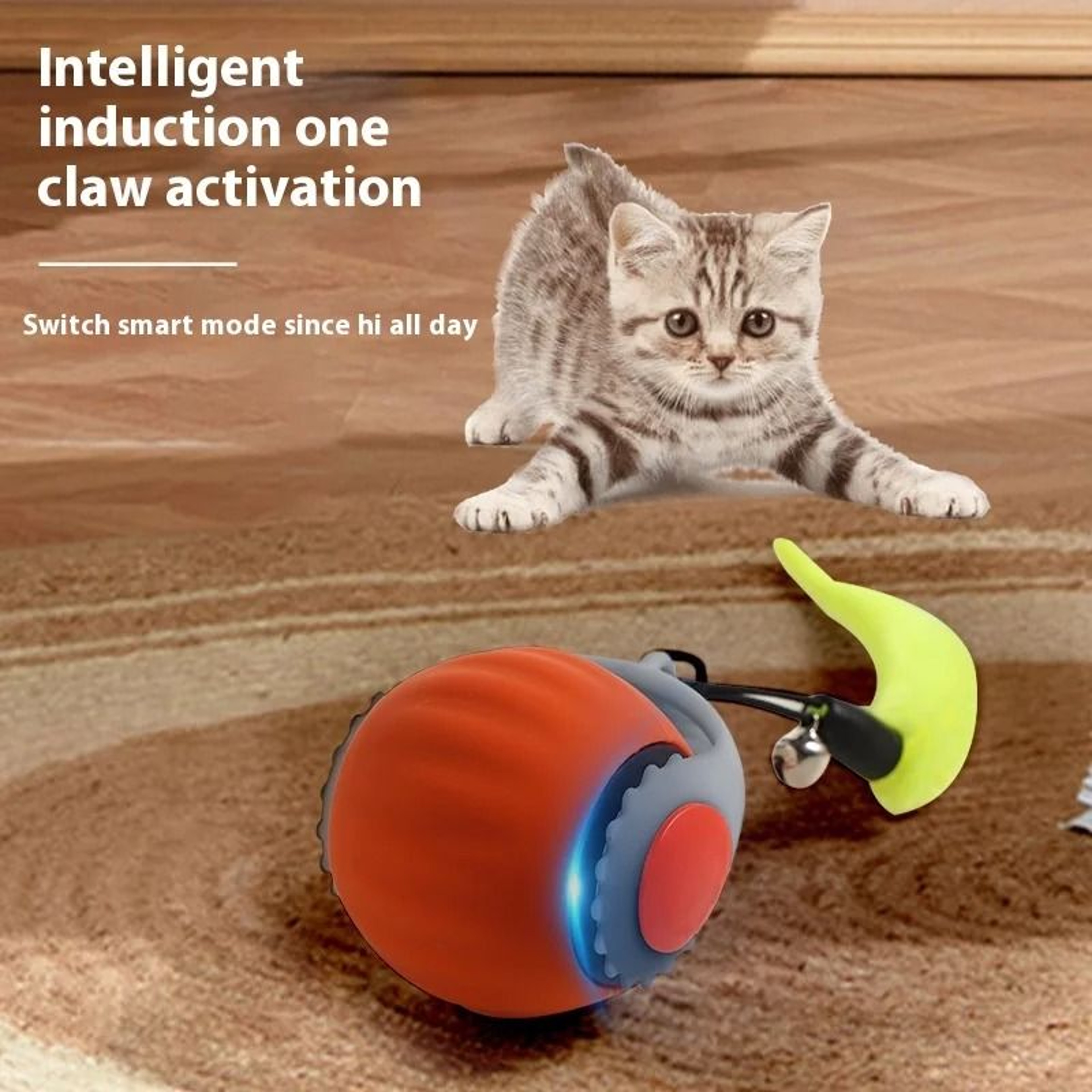 Smart AutoRolling Interactive Teaser Ball 1