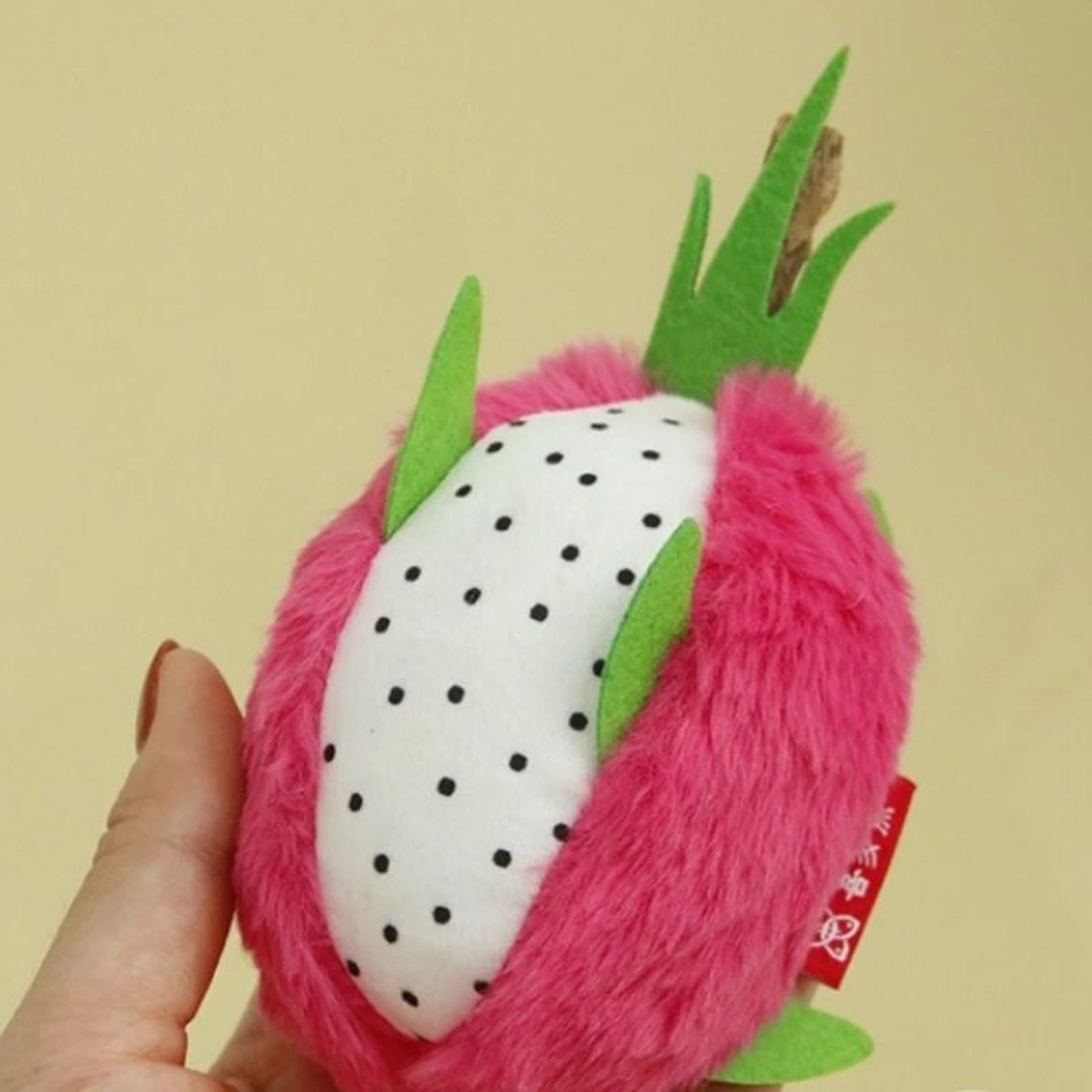 Dragon Fruit Plush Catnip Kicker Toy 7