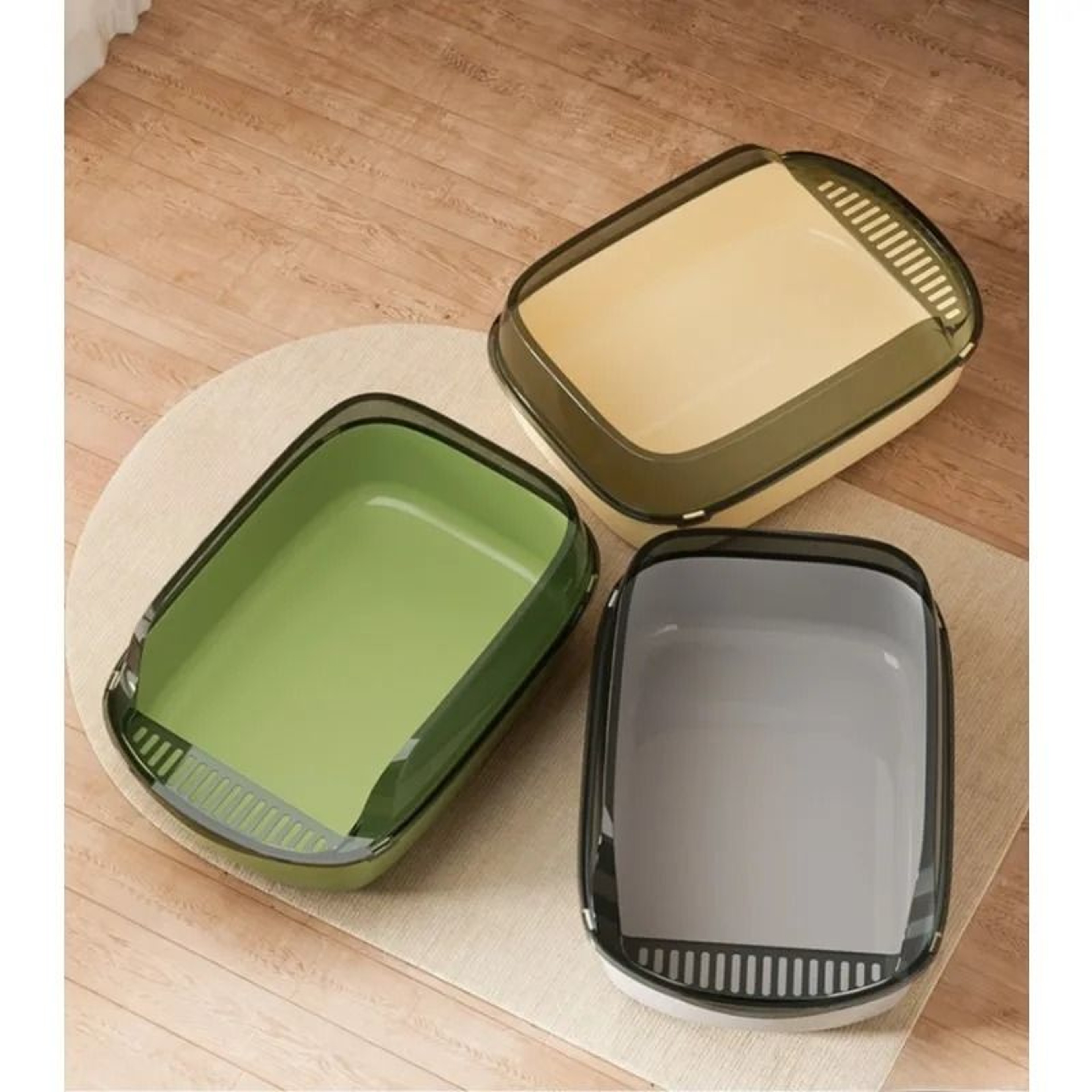 AeroShield SemiCovered AntiTracking Pet Toilet 4