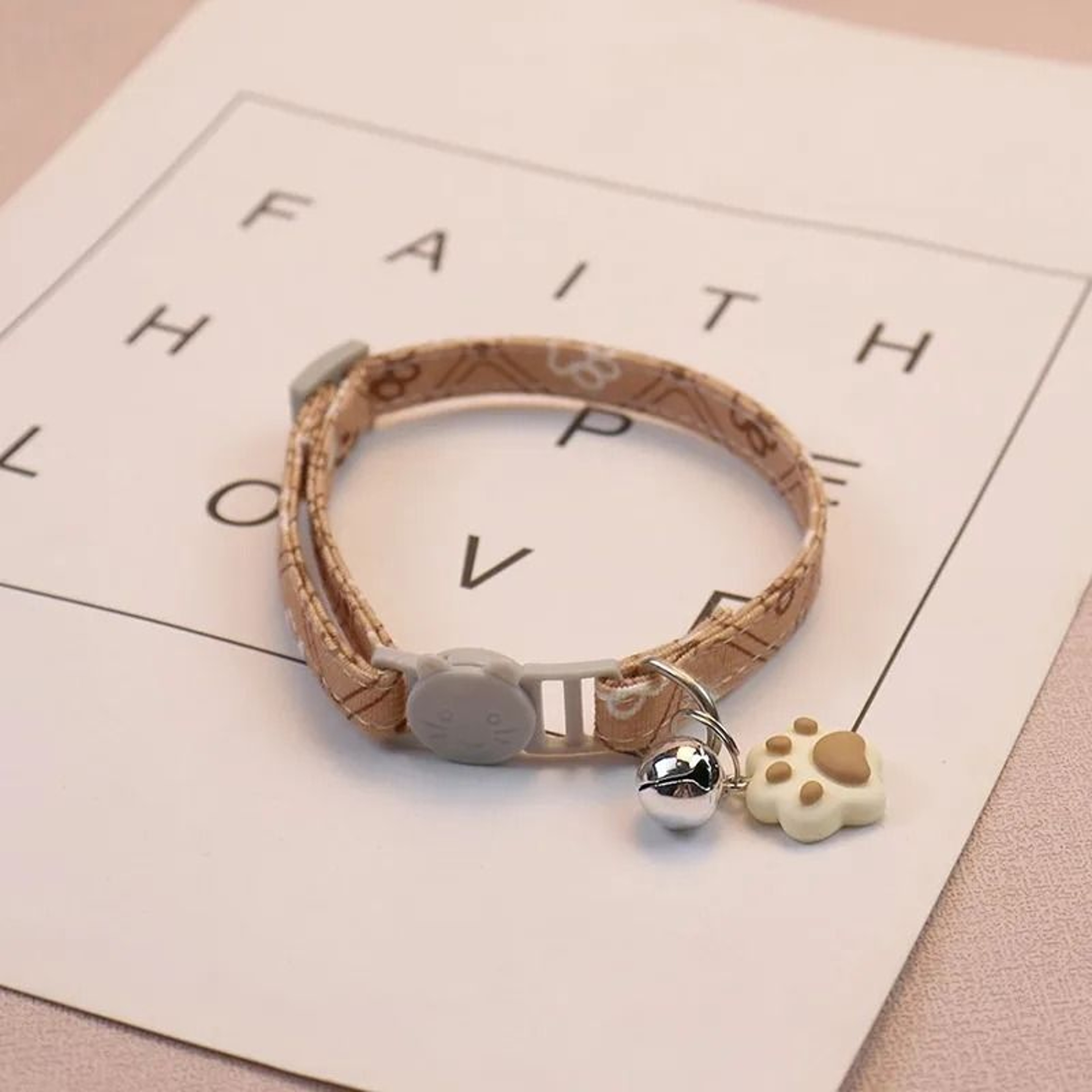 PawPrint Cartoon Pastel Charm Collar 13