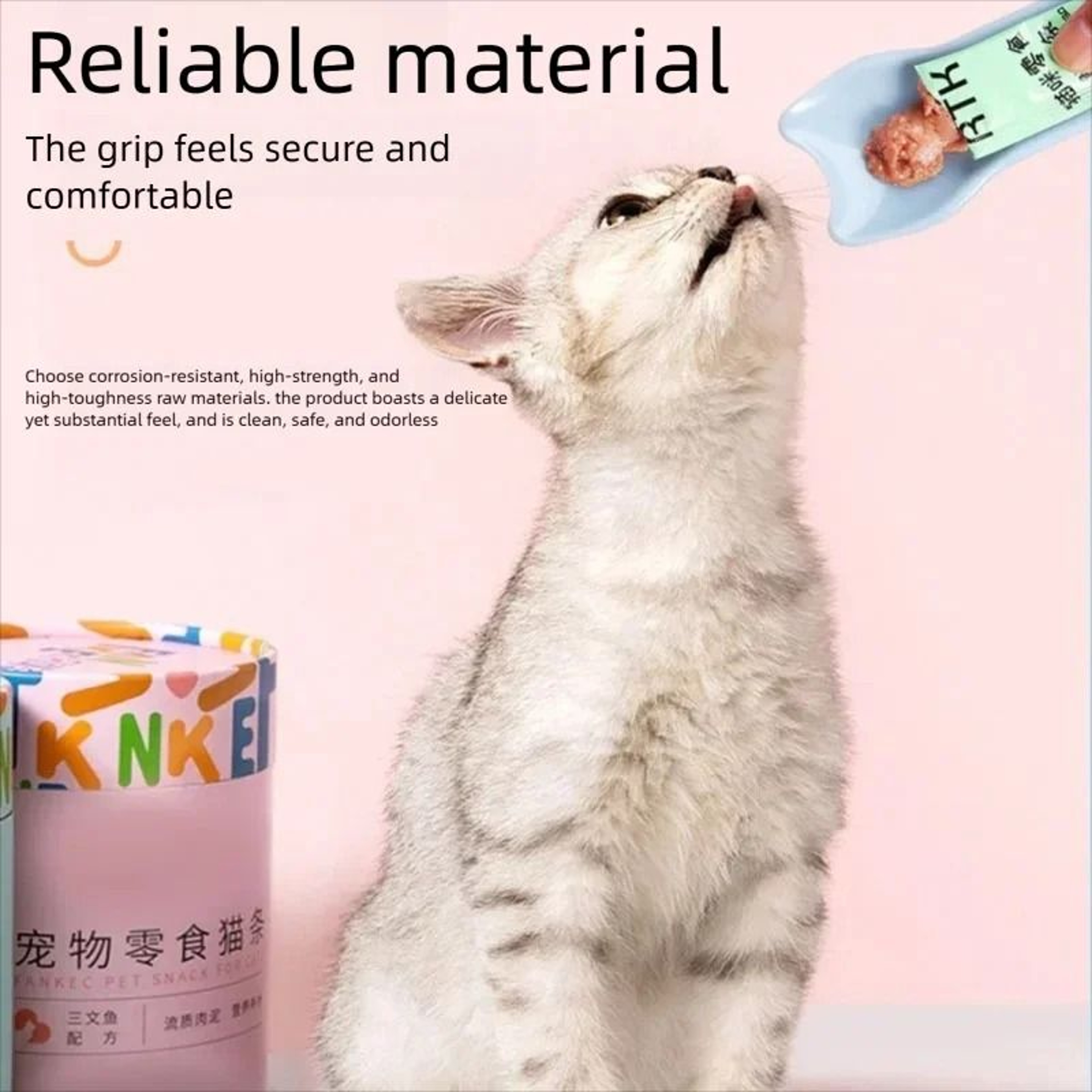 SqueezeEase Liquid Cat Treat Dispenser Spoon 3