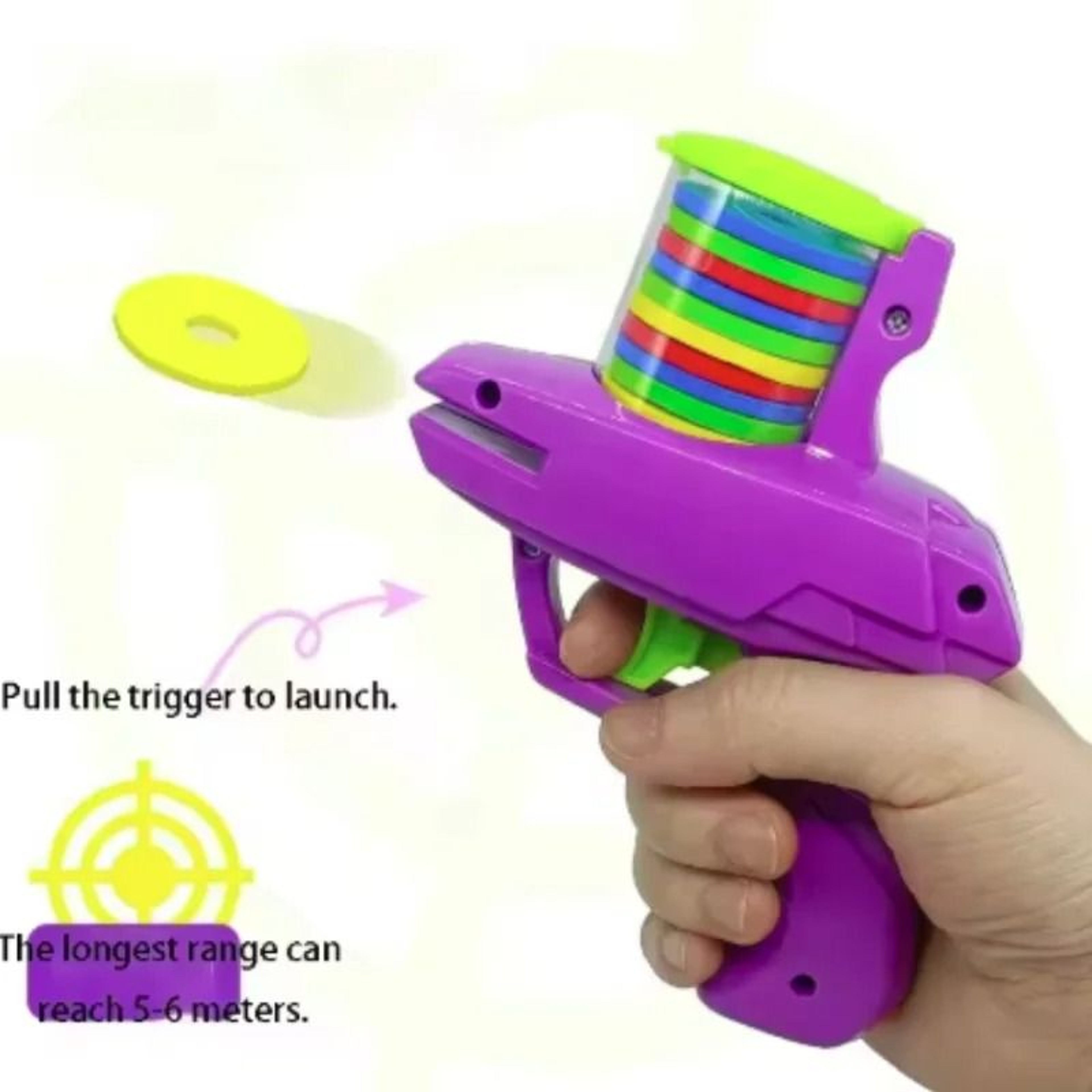 AeroGlide Kinetic Foam Disc Launcher 4