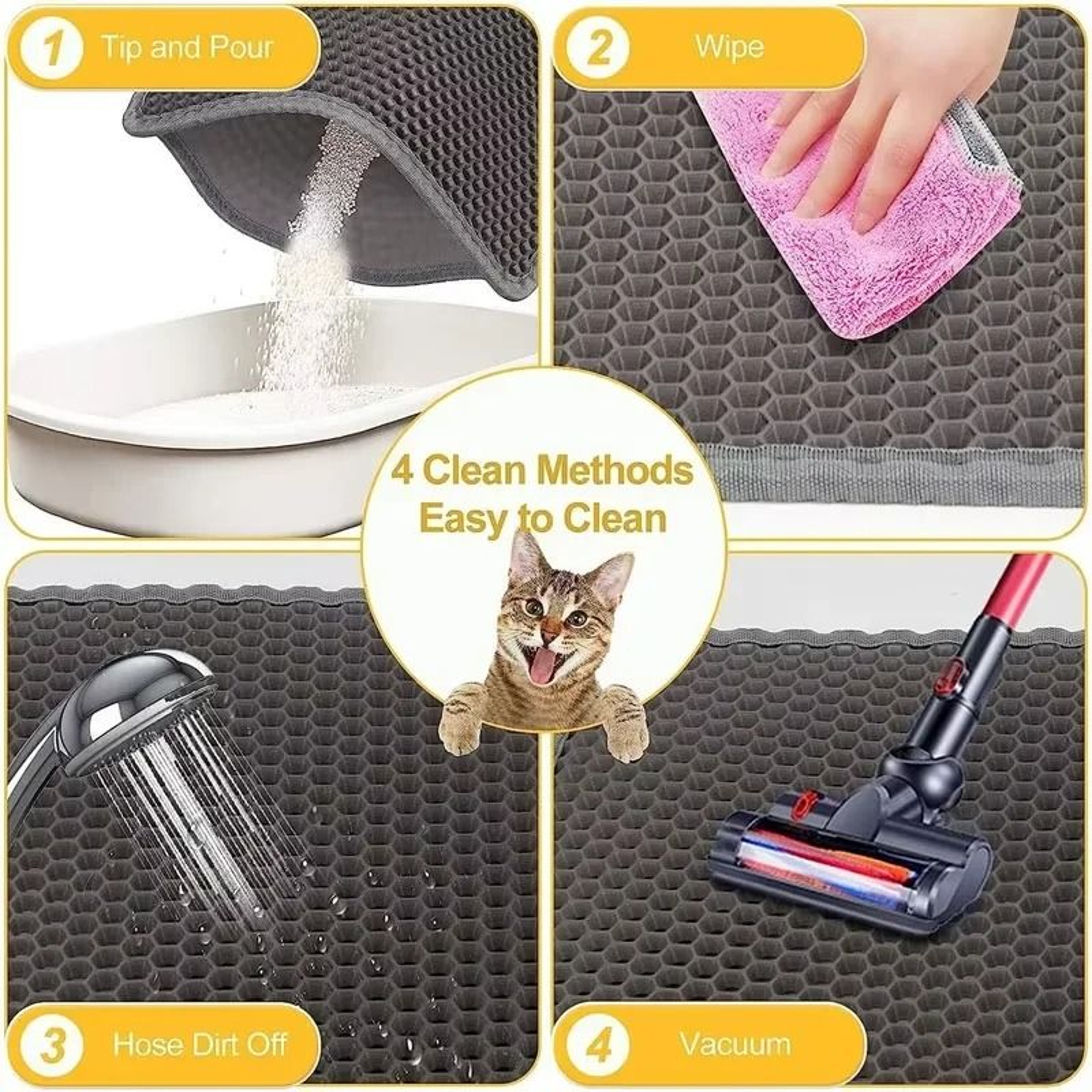 AeroCatch DoubleLayer Honeycomb Litter Mat 5