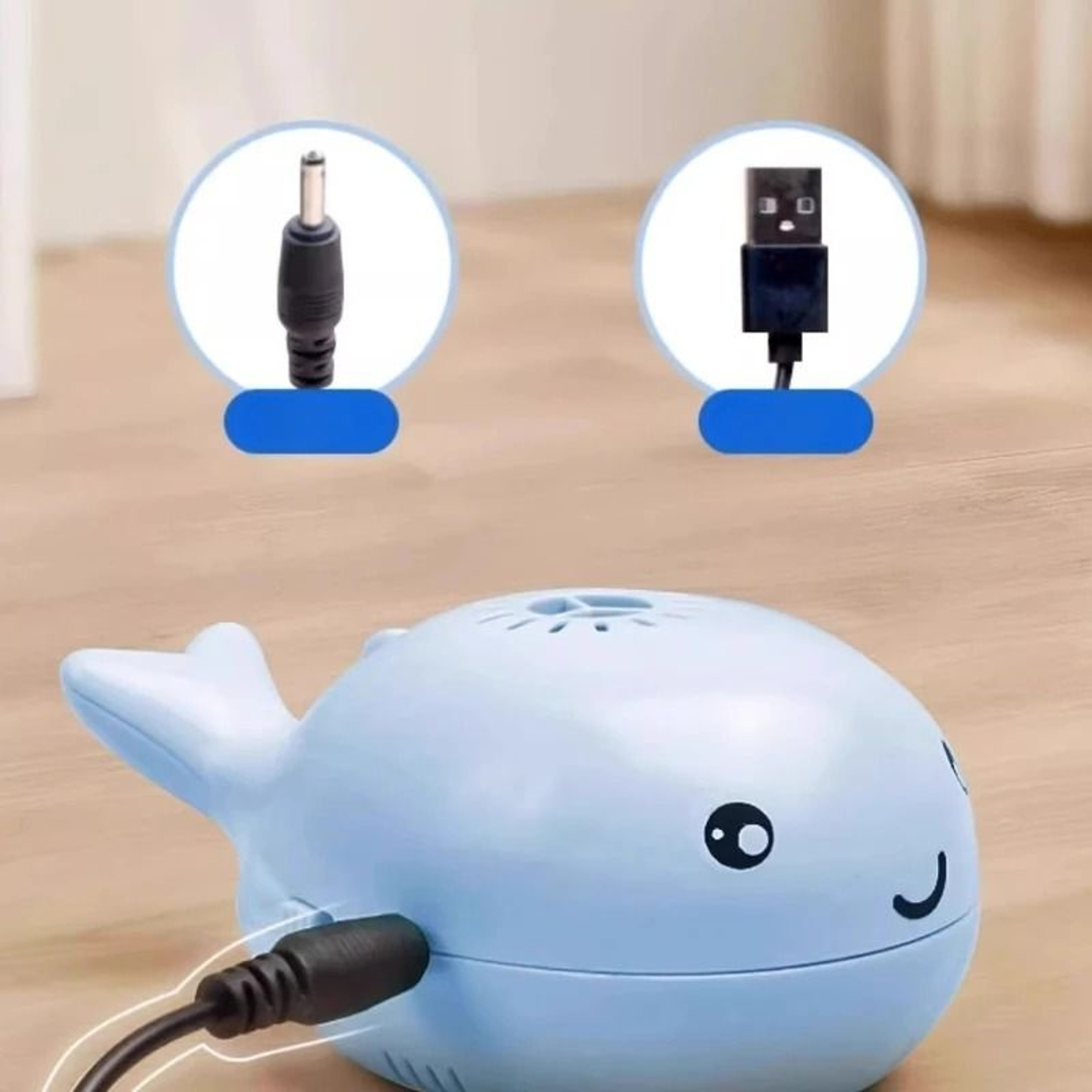 Floating Ball Electric Whale Cat Toy 3