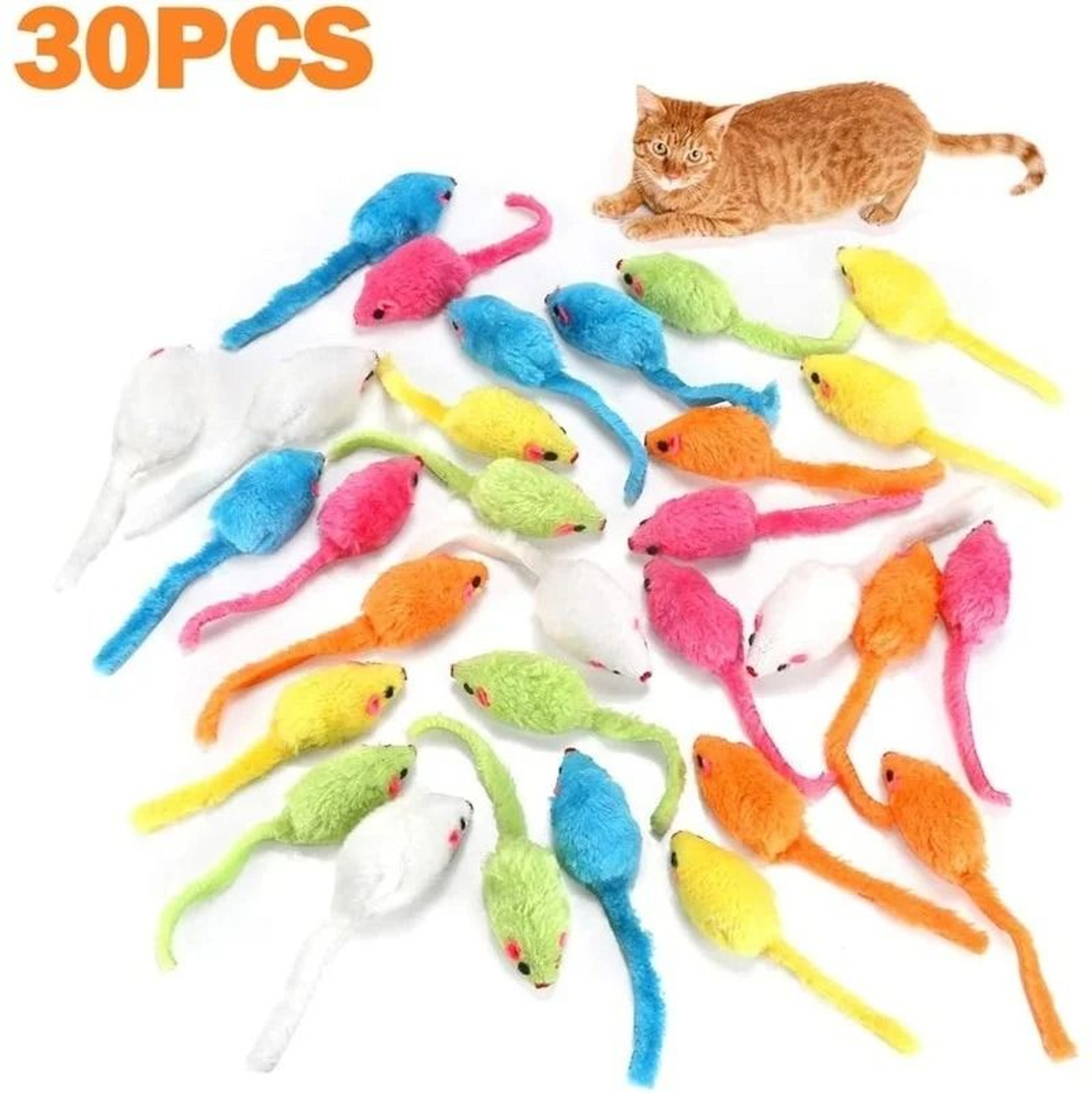 Interactive Plush Catnip Mouse Toy 0