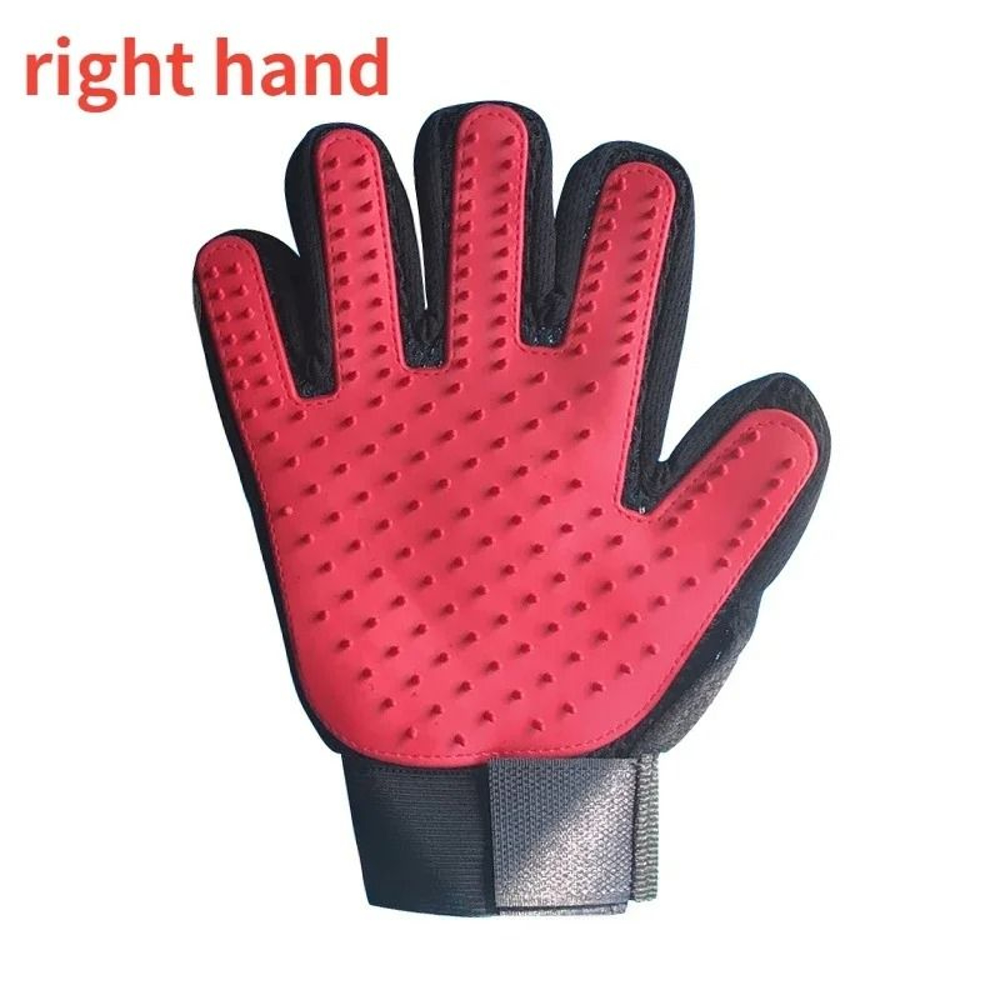 Silicone FiveFinger Pet DeShedding Grooming Glove 15