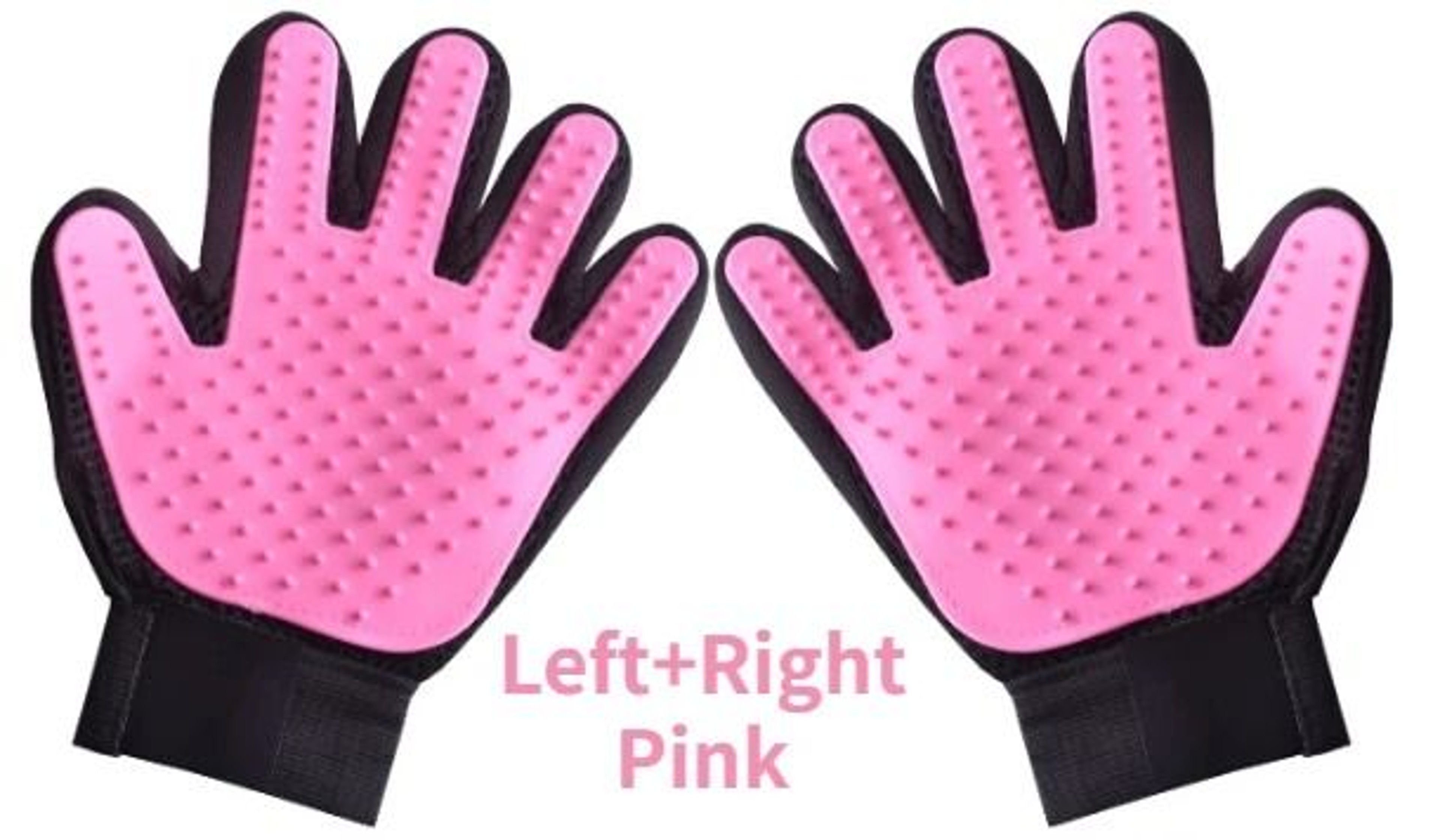 Silicone FiveFinger Pet DeShedding Grooming Glove 22
