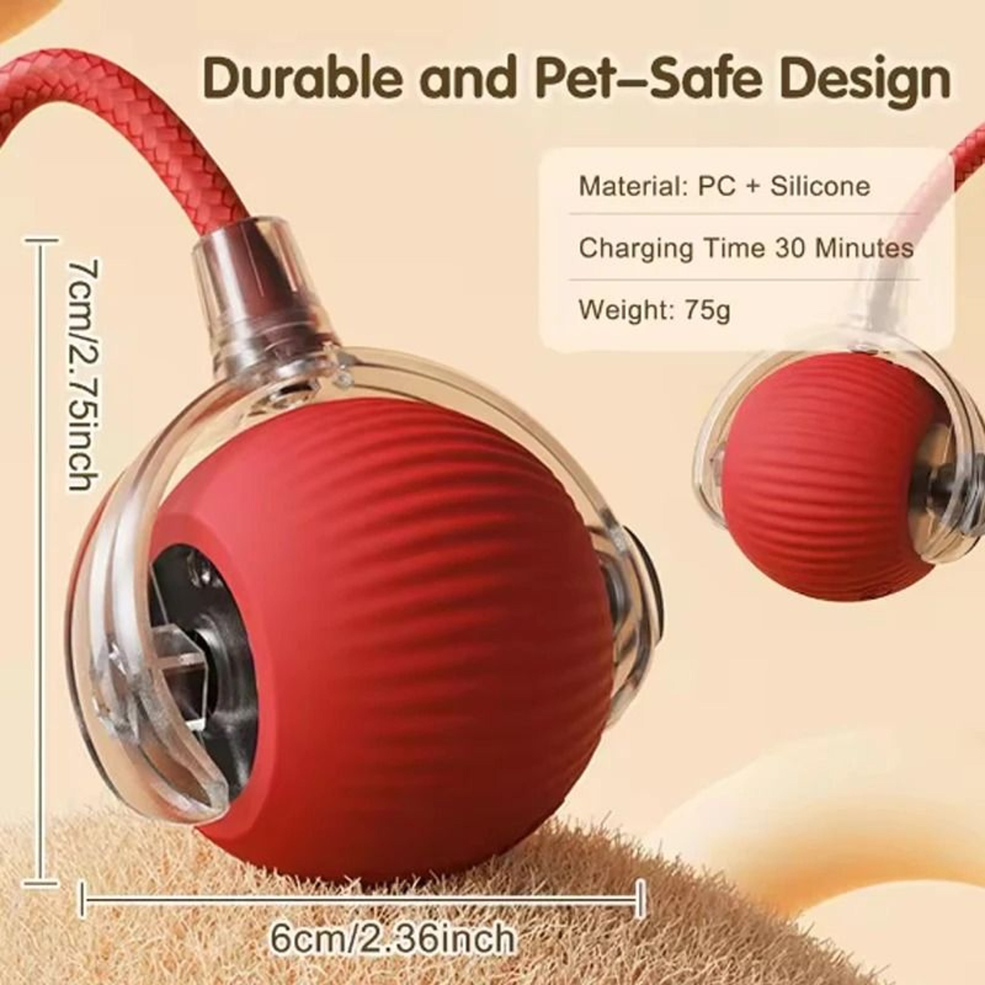 Smart Electric SelfRolling Cat Toy Ball 5