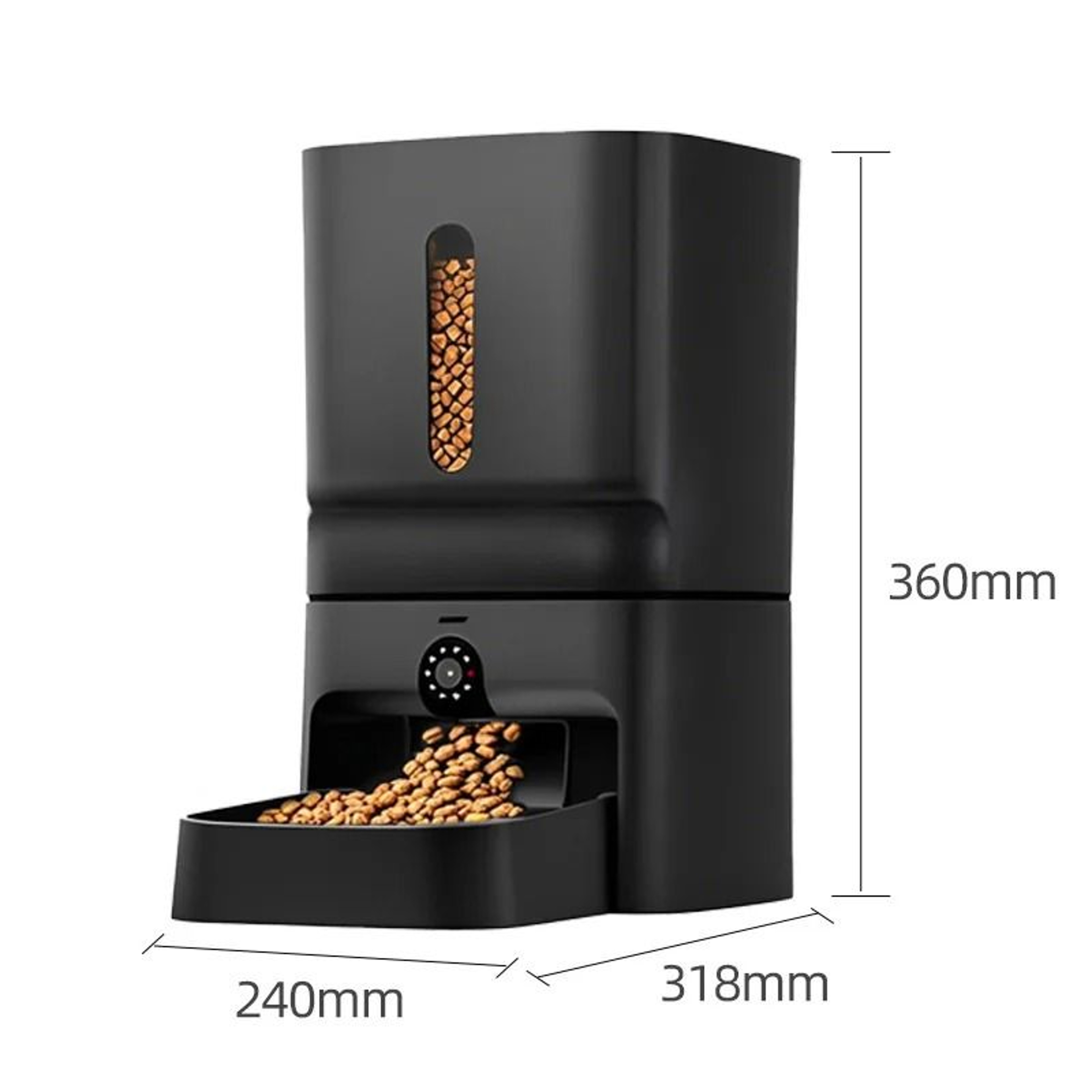 Smart 7L Automatic Pet Feeder With HD Video Camera  WiFi 7